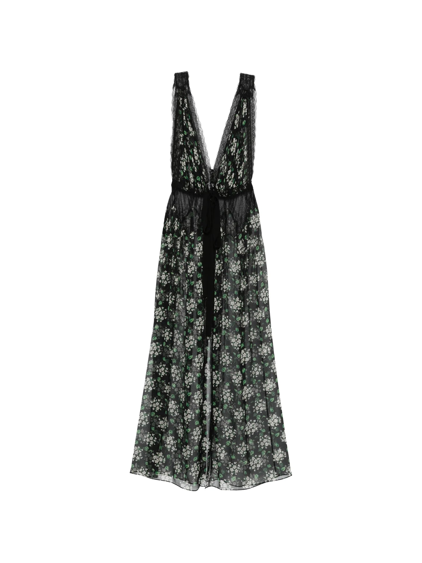 floral-print maxi dress
