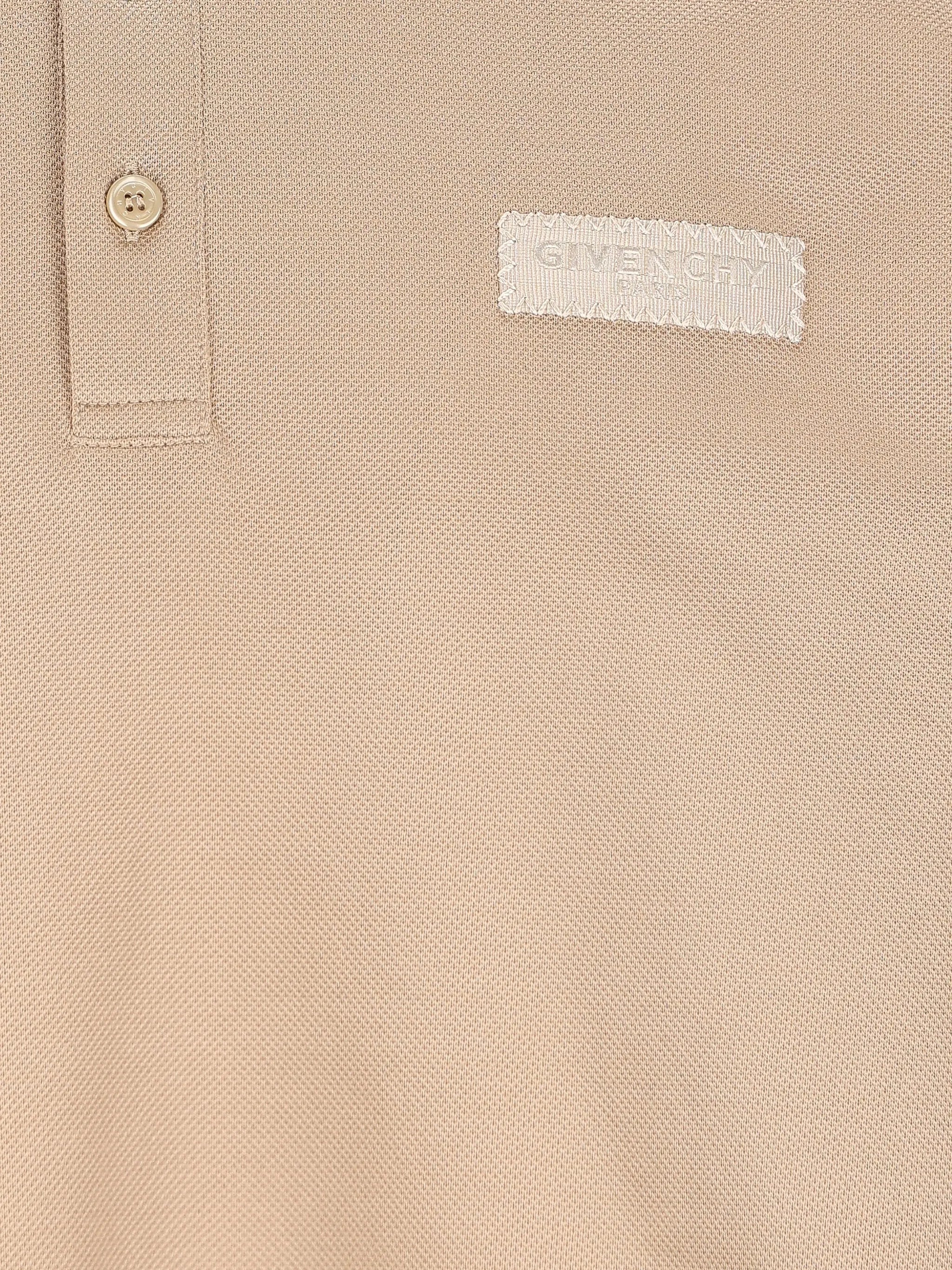 grosgrain ribbon polo shirt