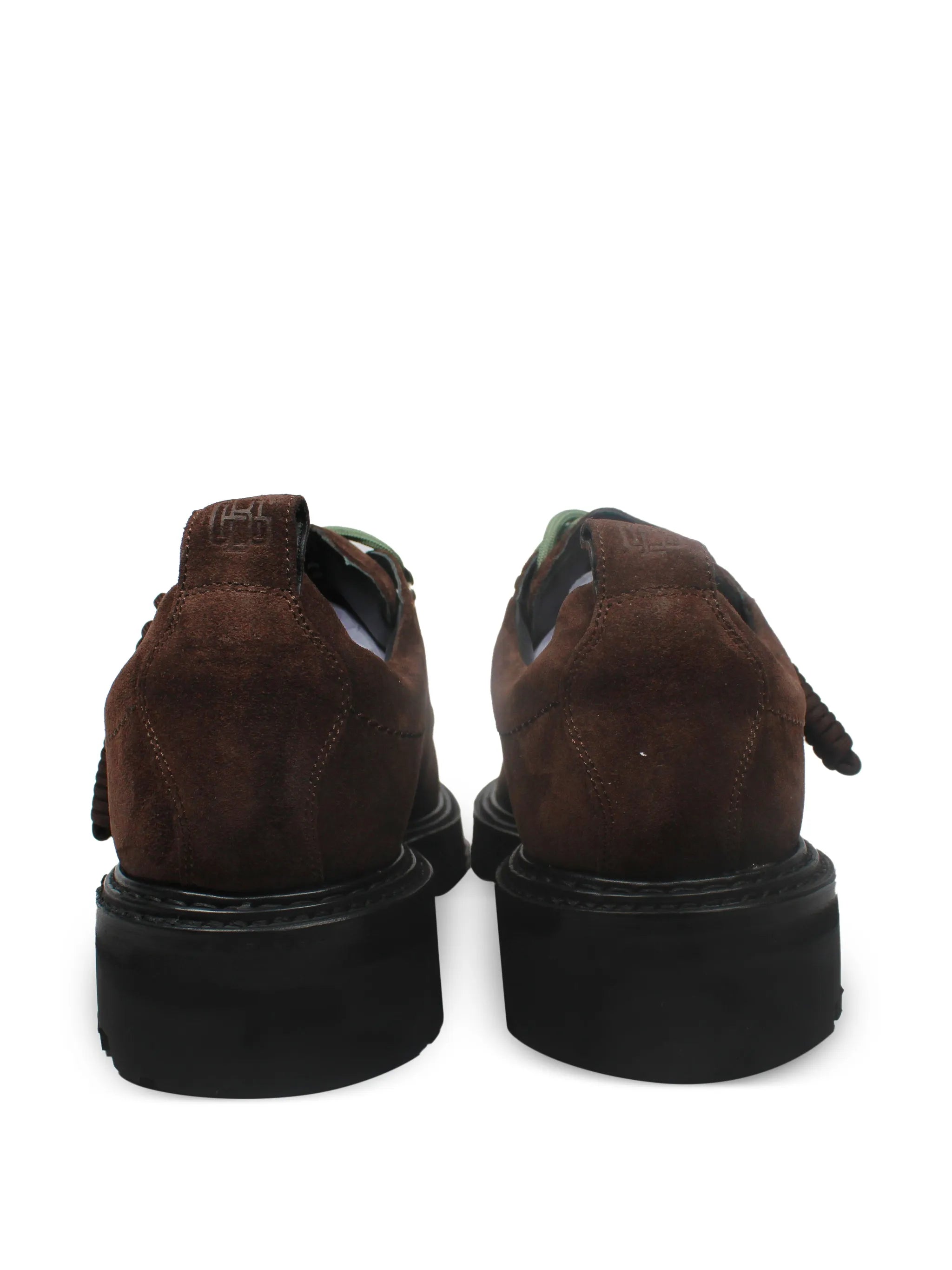 lug-sole lace-up derby shoes