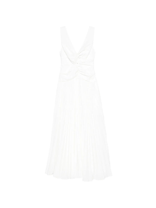 Vivianne pleated midi dress