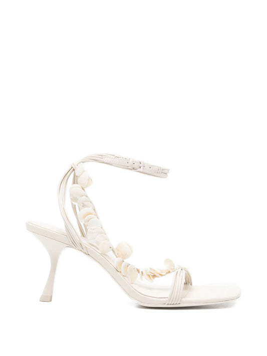 Elin shell sandals