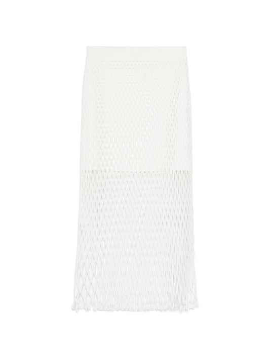 white midi skirt