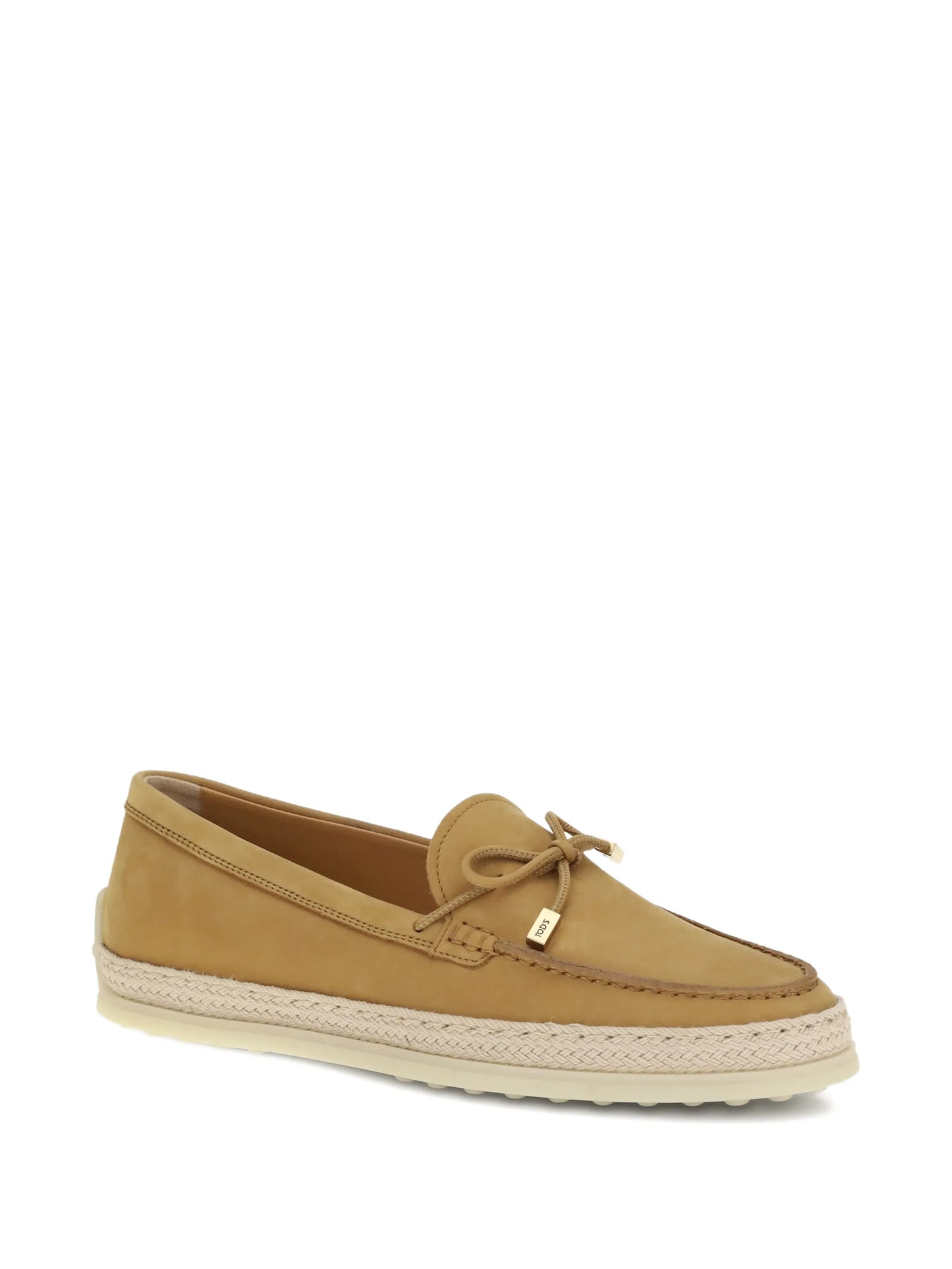bow-detail round-toe loafers