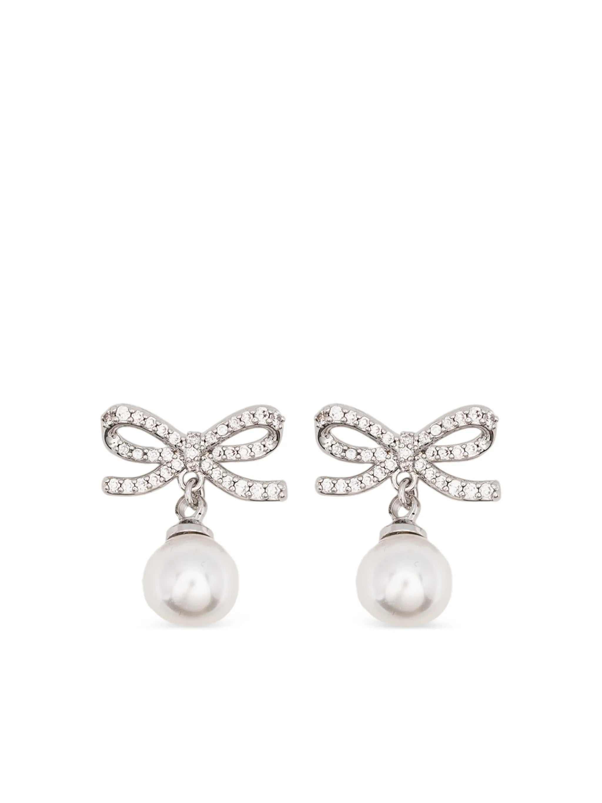 bow drop earrings