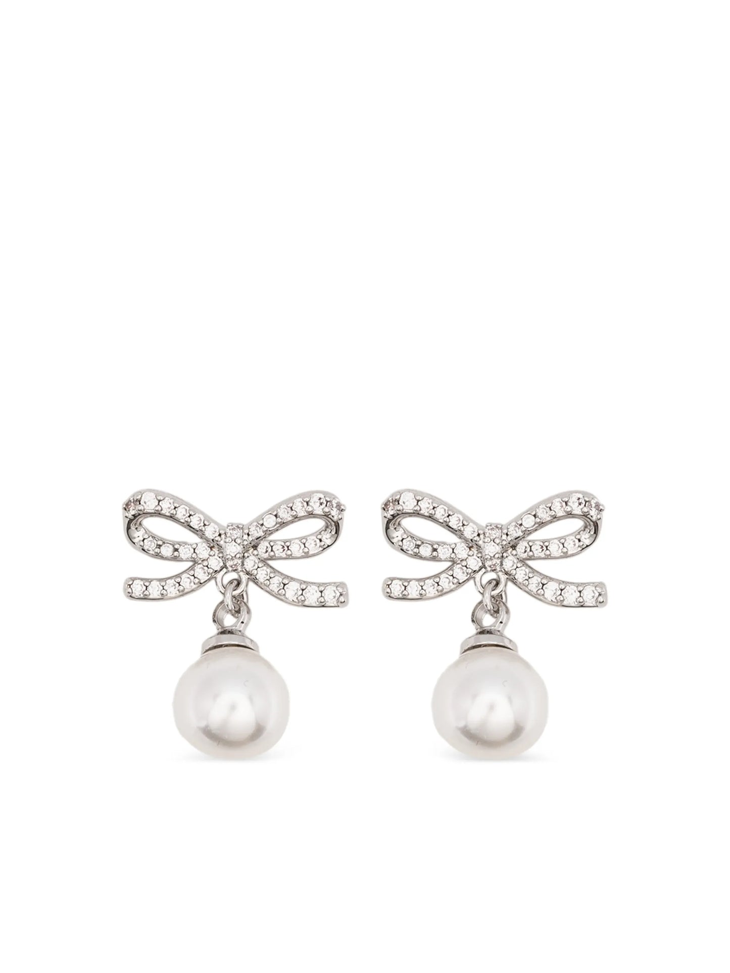 bow drop earrings