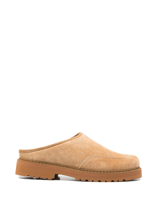 round-toe mules