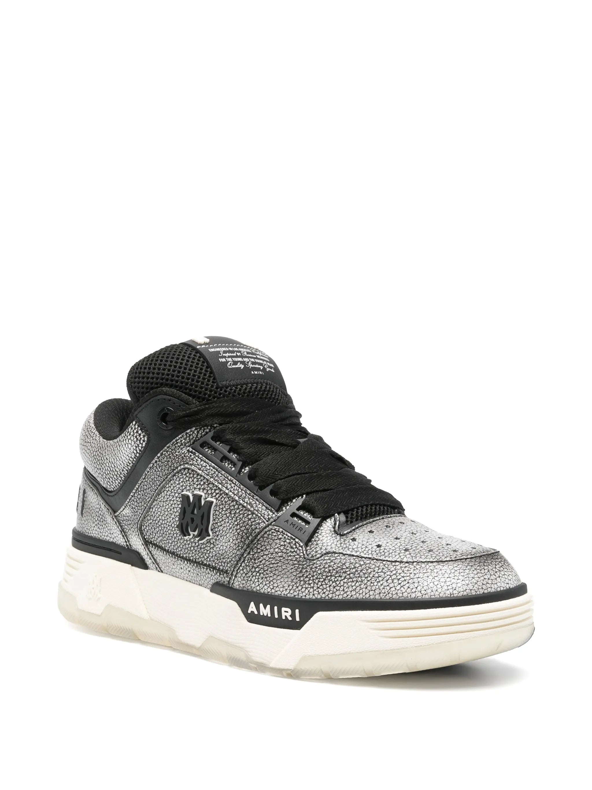pebbled low-top trainers