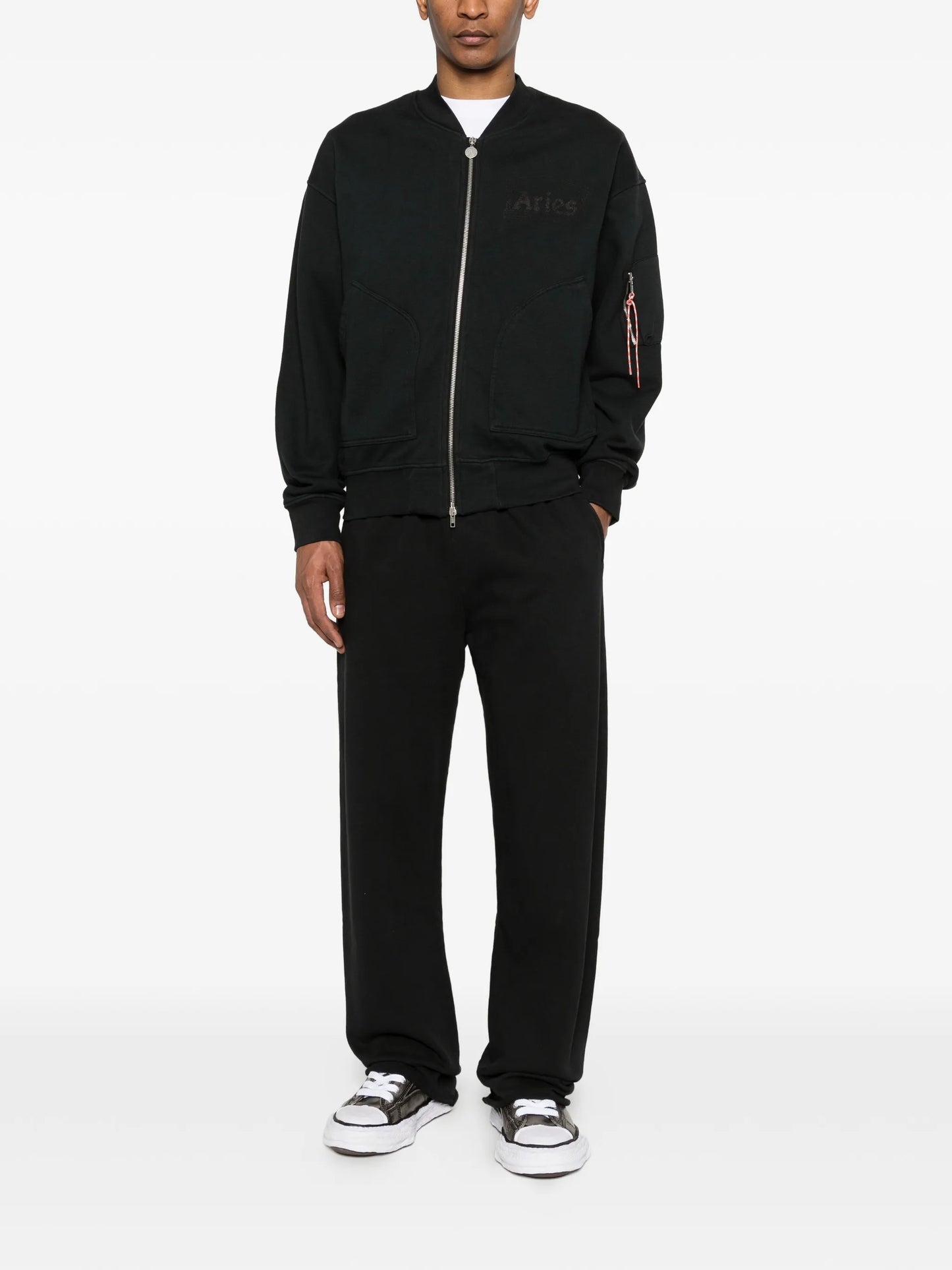 Temple faded bomber jacket