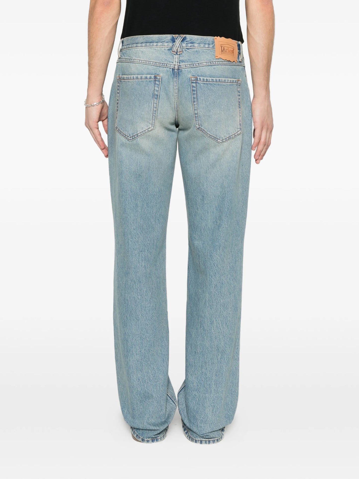 Tyrone distressed low-rise jeans