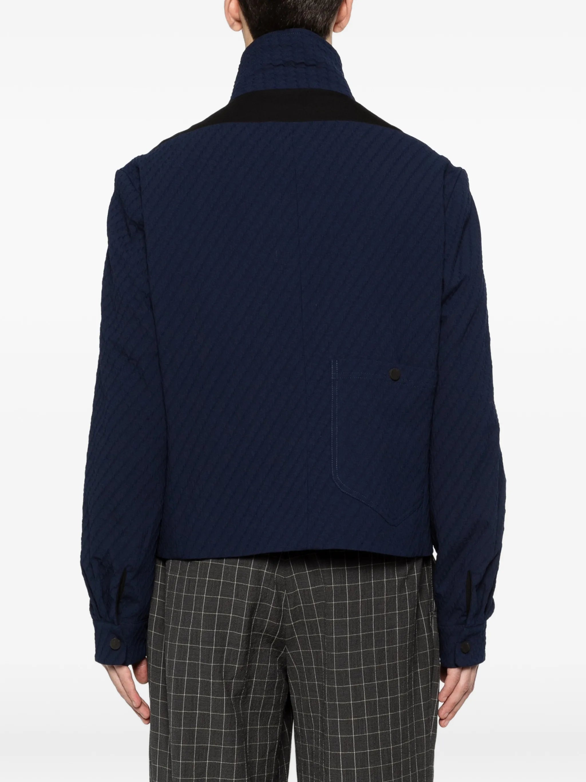 Noro textured blouson