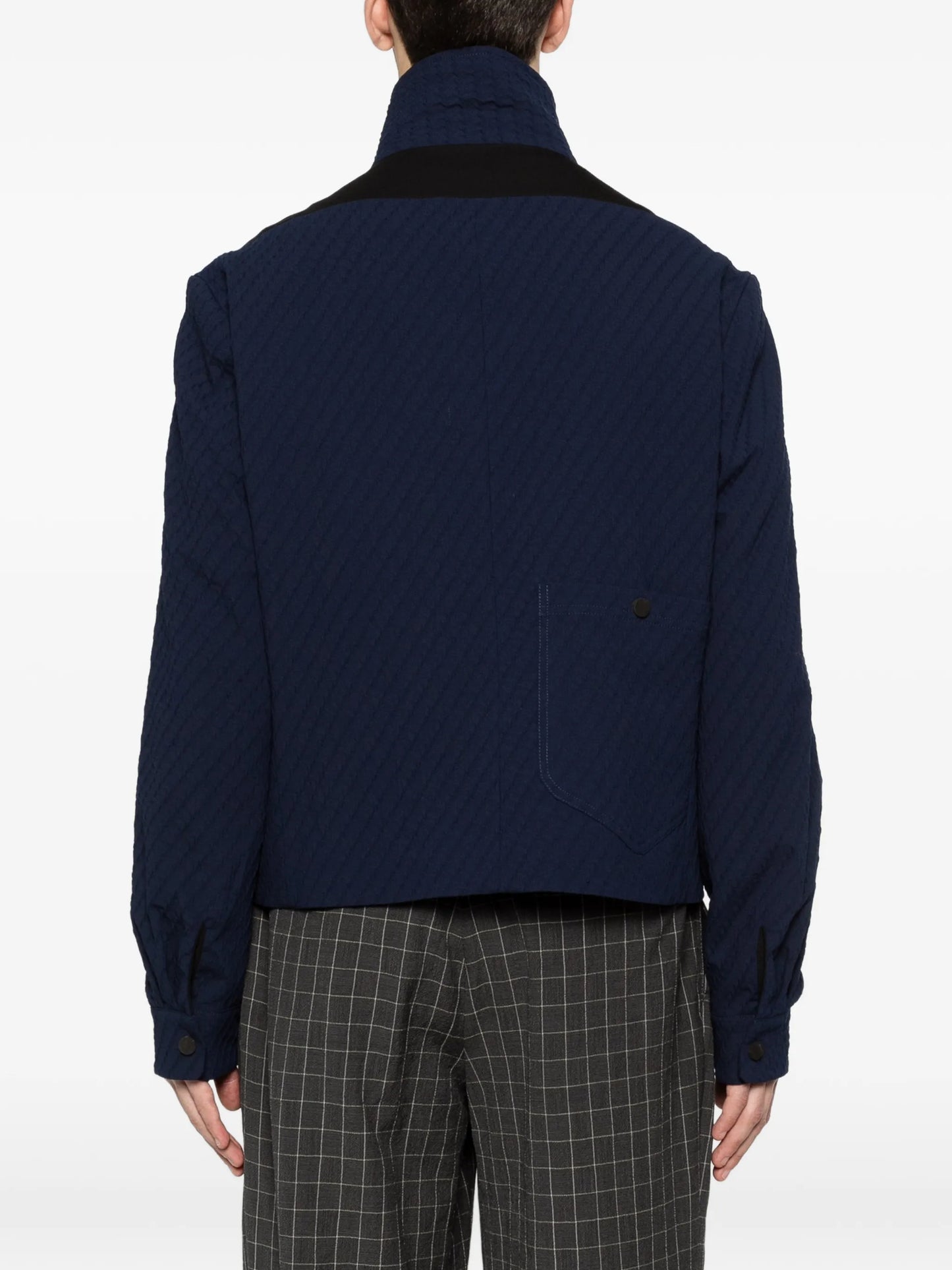 Noro textured blouson