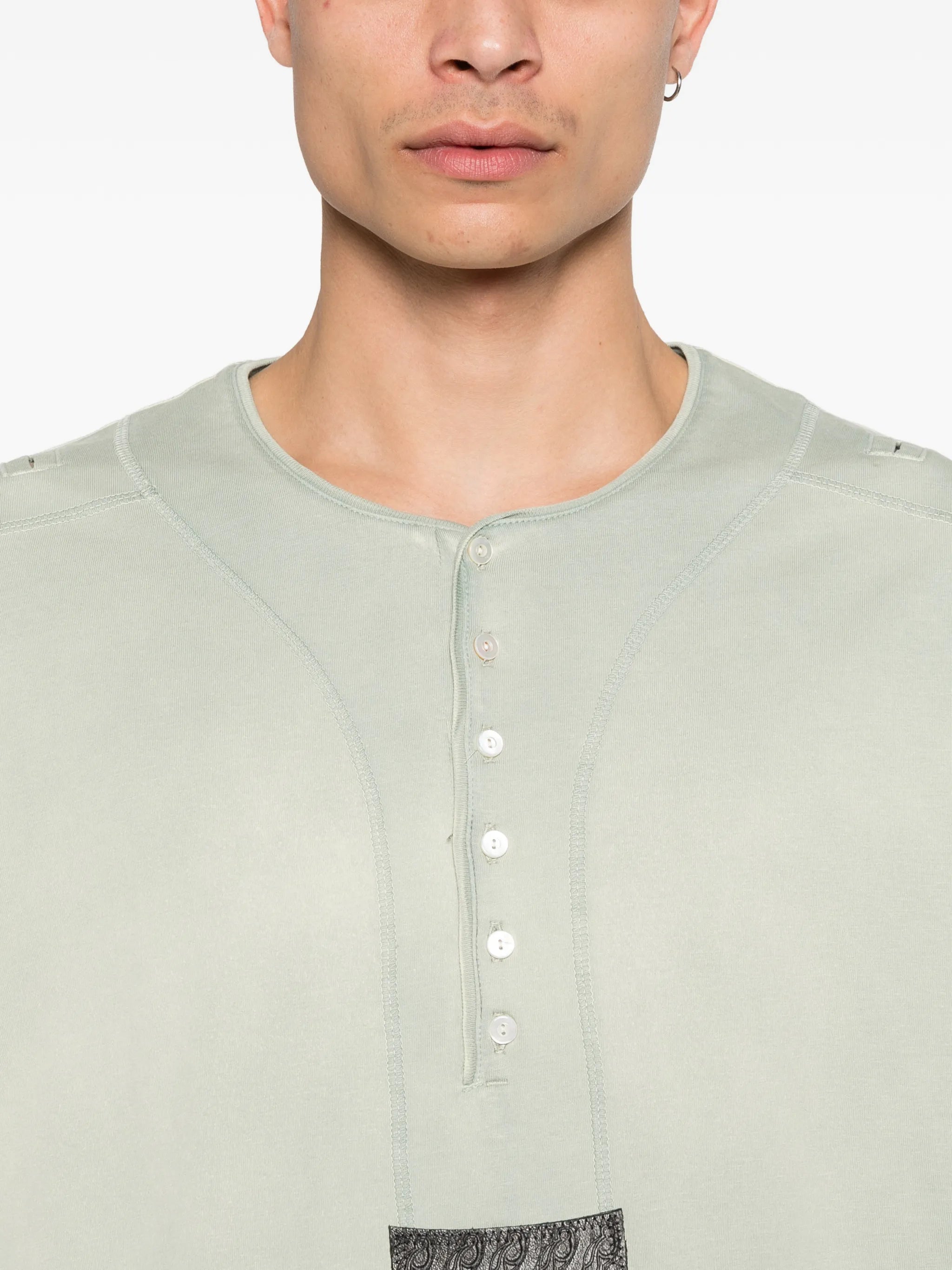 sargo long-sleeve henley T-shirt