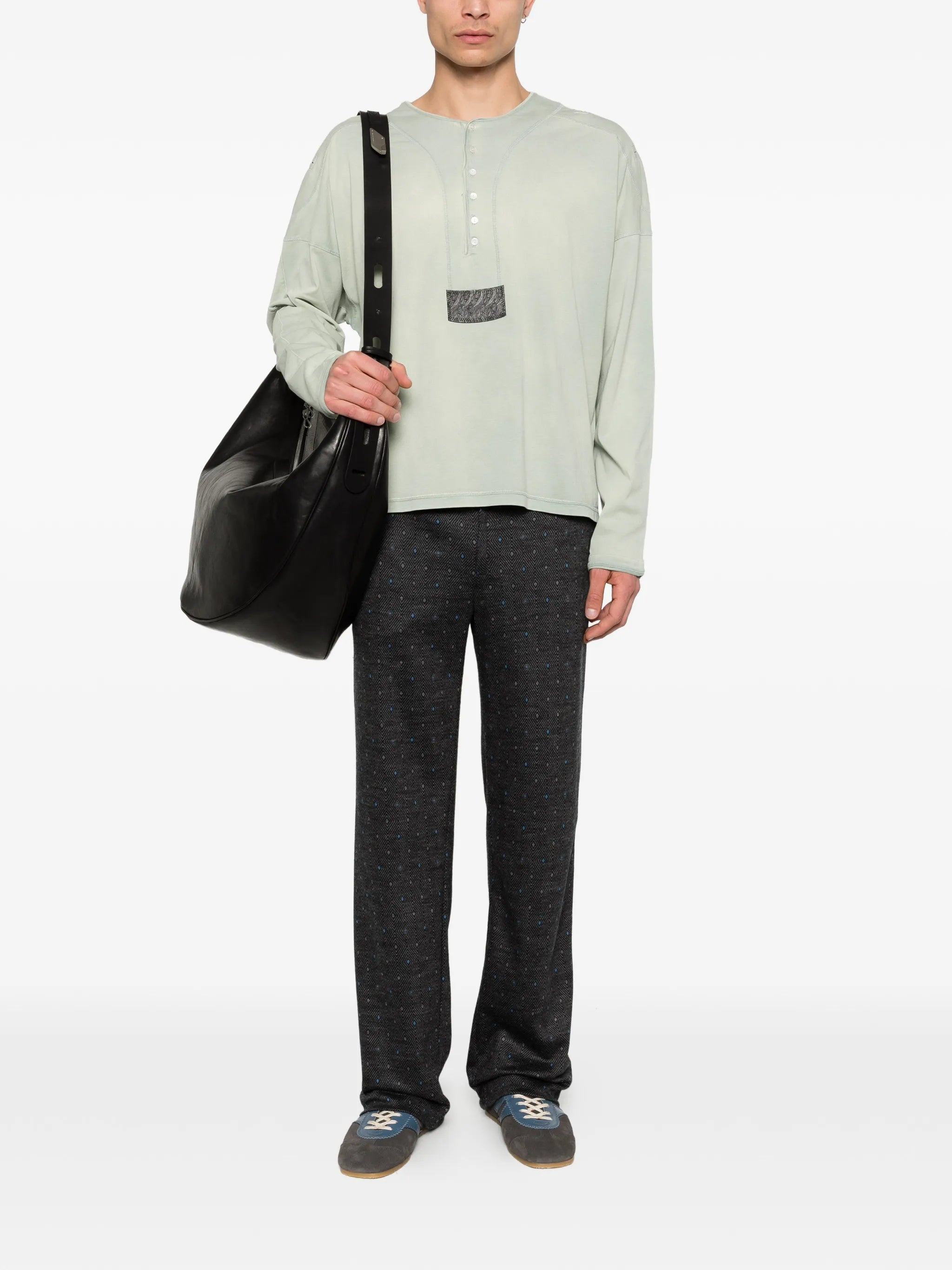 sargo long-sleeve henley T-shirt