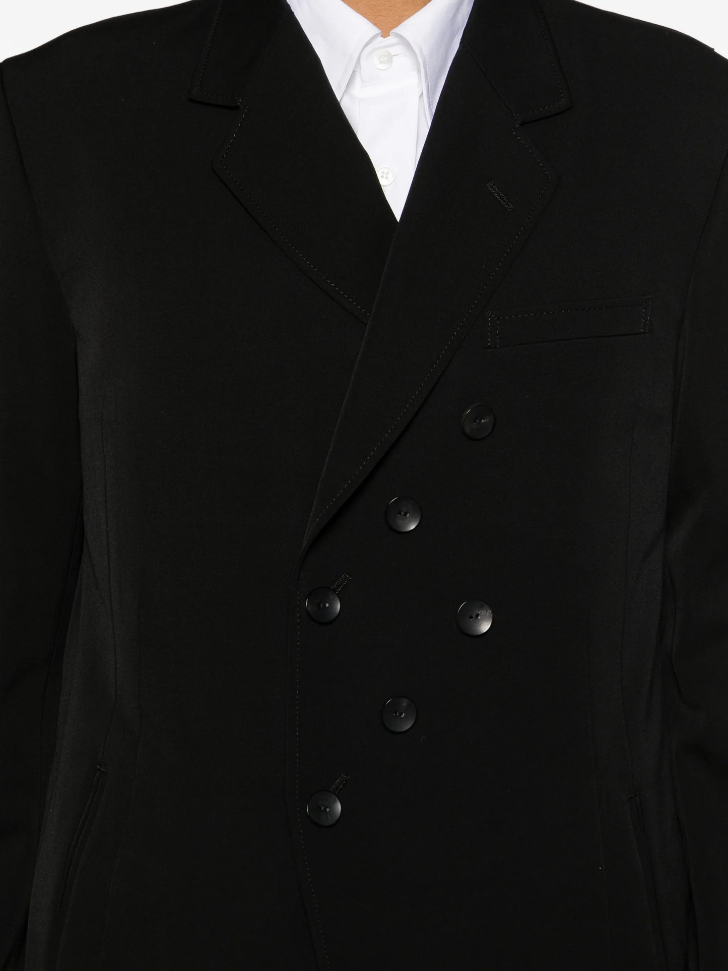 double-breasted tailored jacket