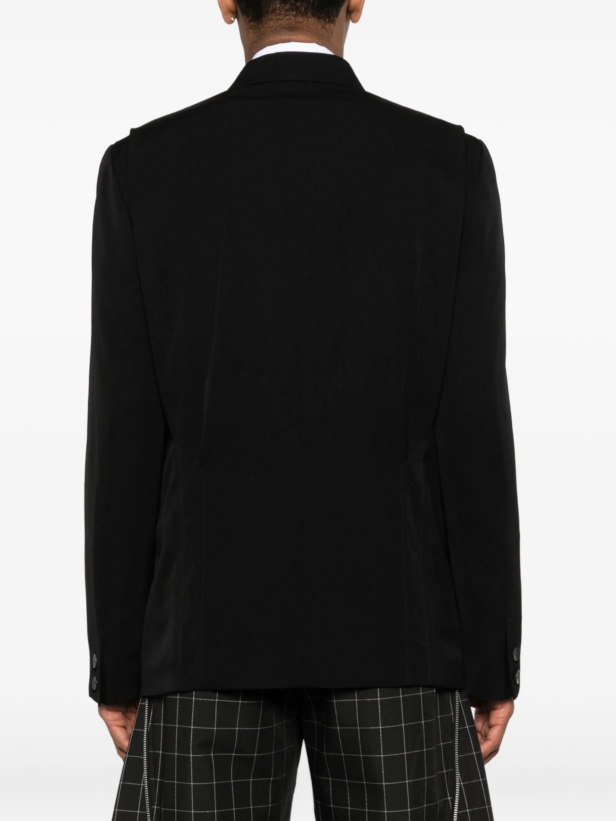 double-breasted tailored jacket