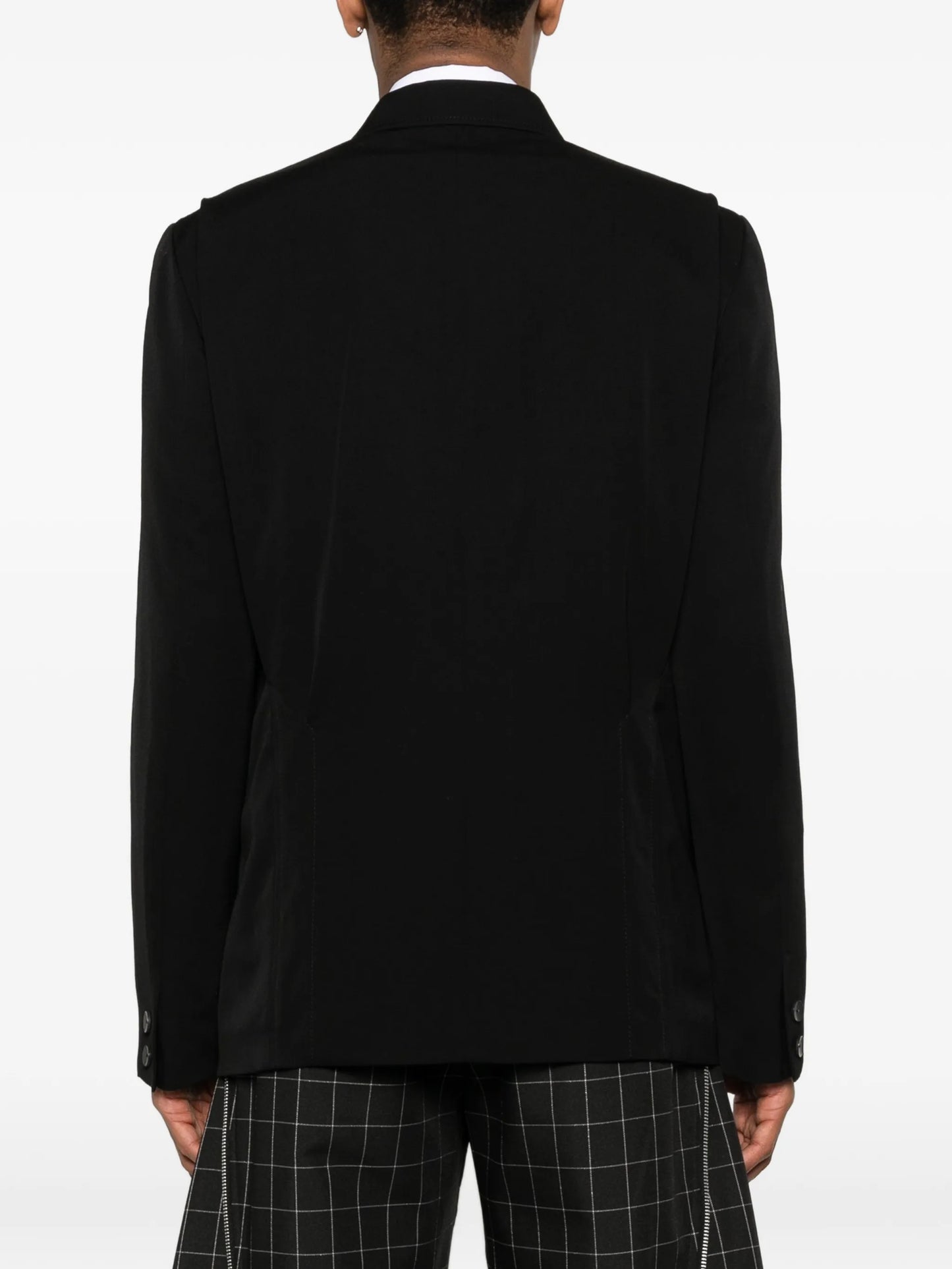 double-breasted tailored jacket