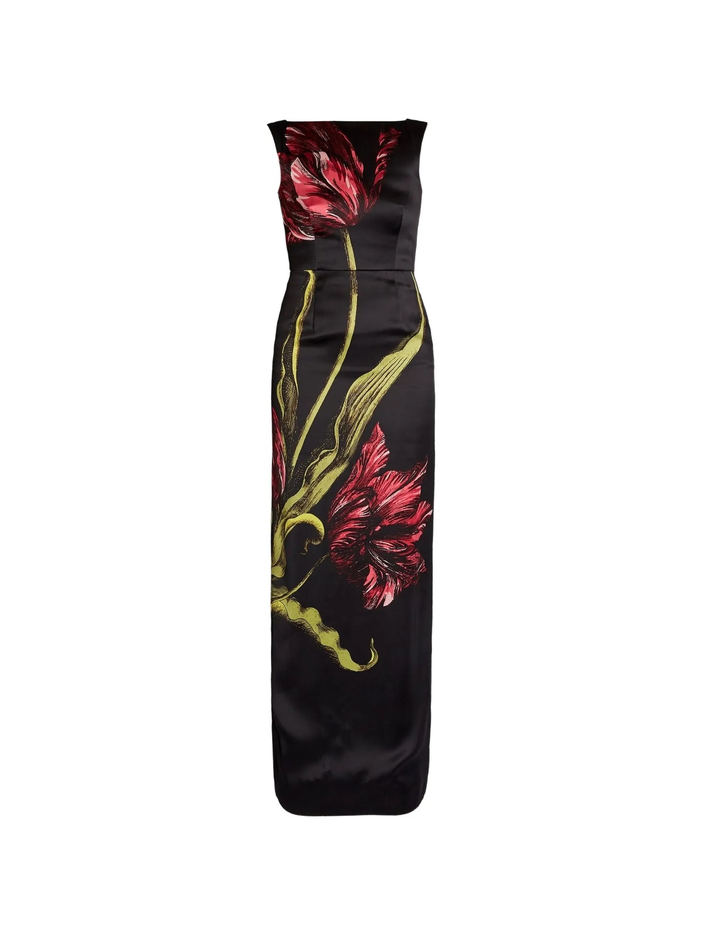 floral-print maxi dress