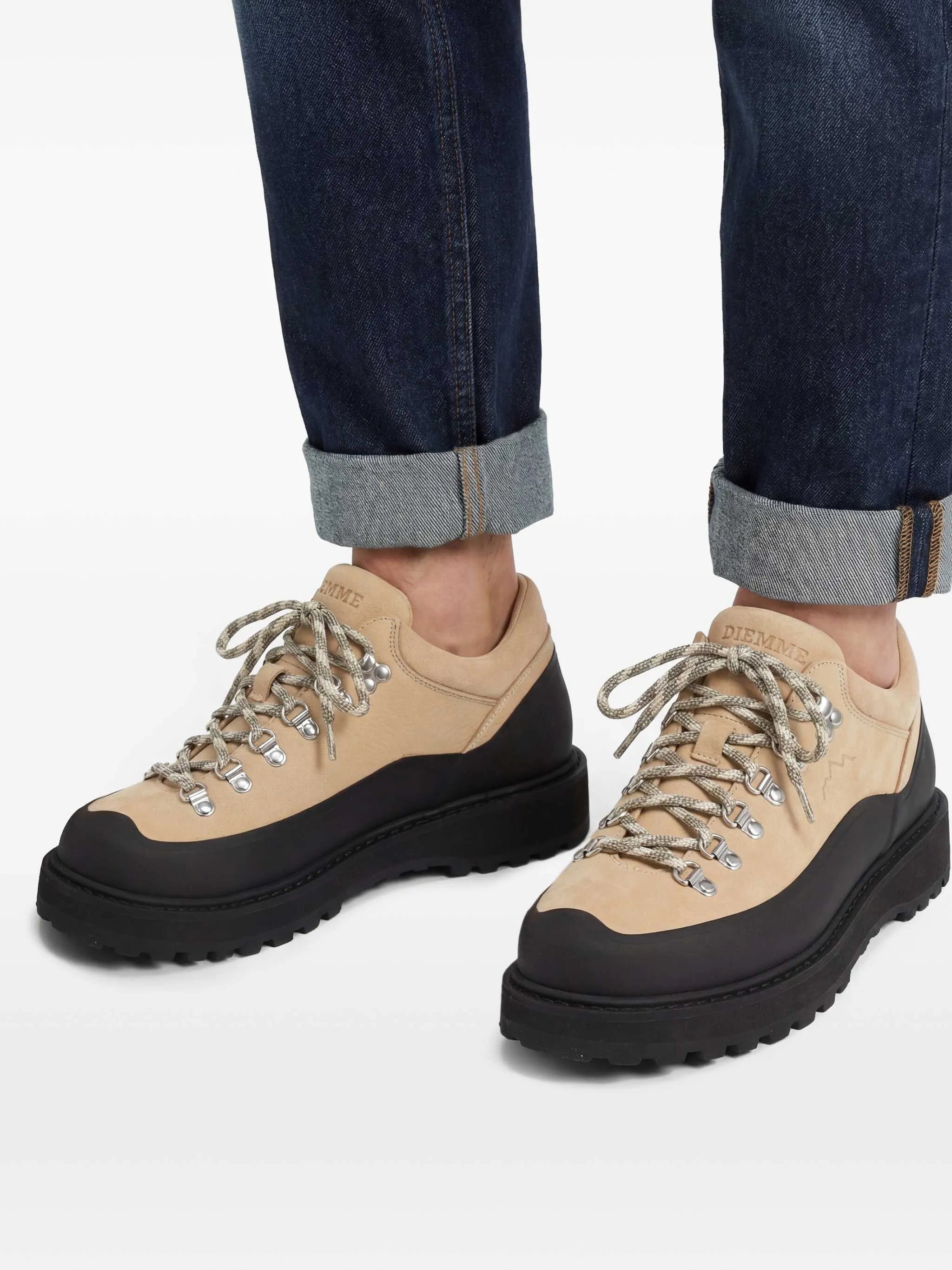 Cornaro logo-embossed lace-up hiking boots