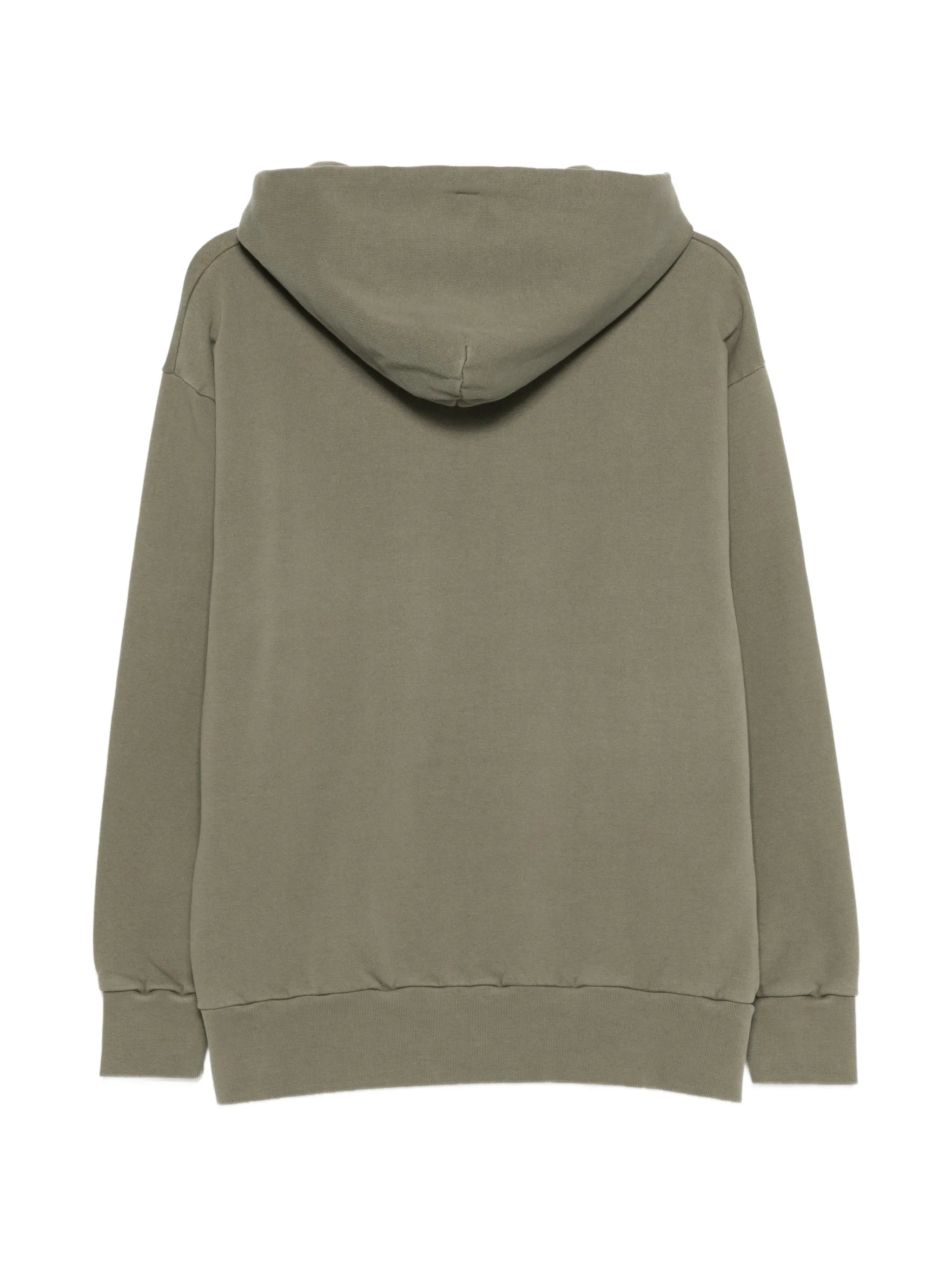 temple-print hoodie