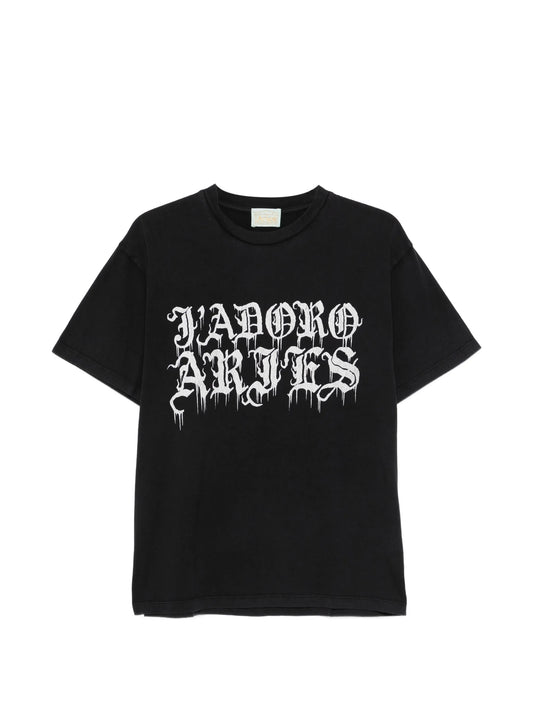 faded graphic T-shirt