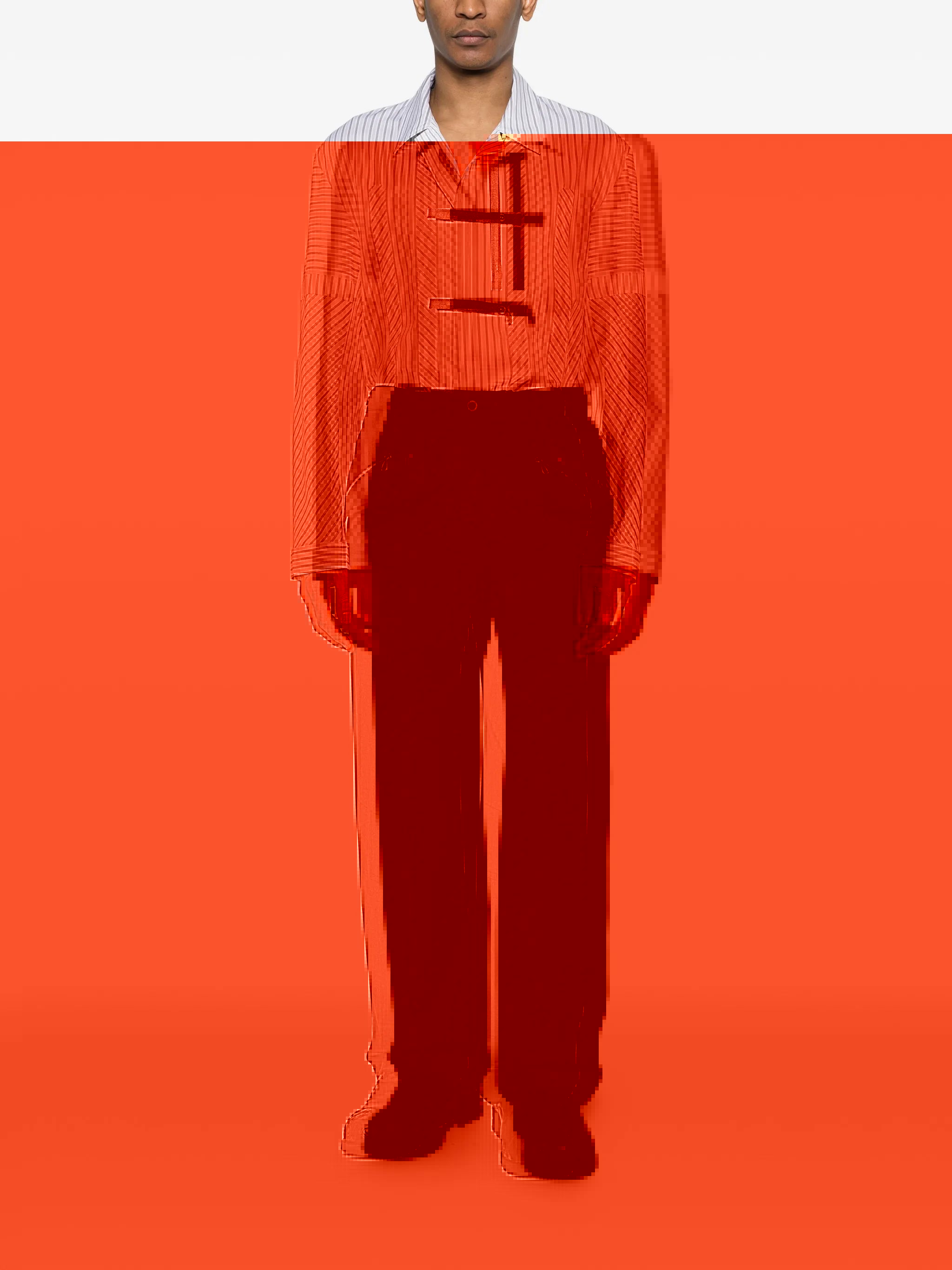 Komlo zipped wool trousers
