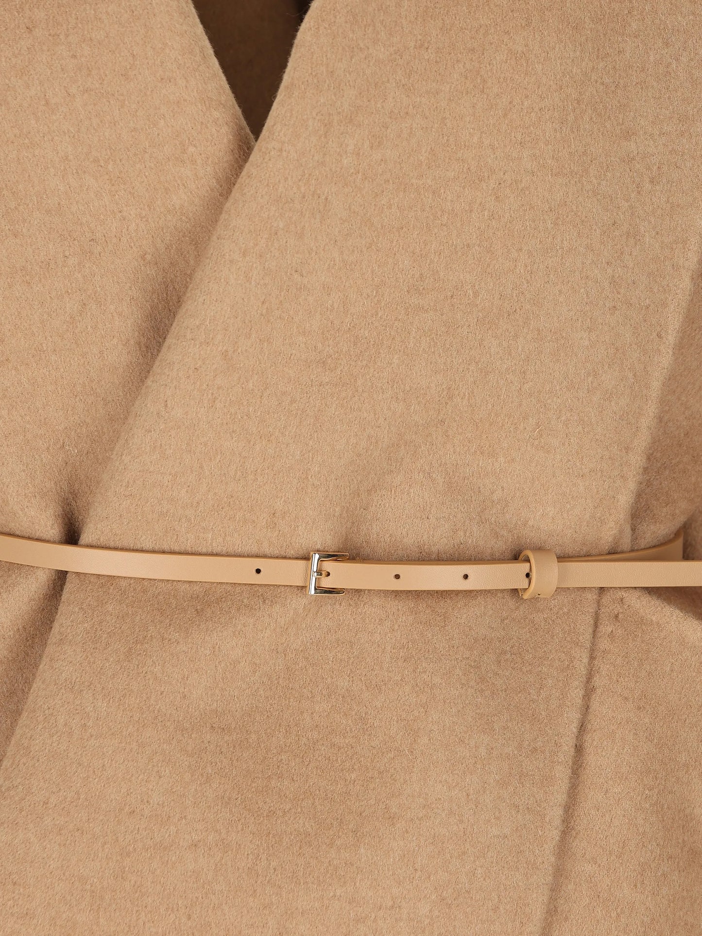 Abilita fringed long-sleeve coat