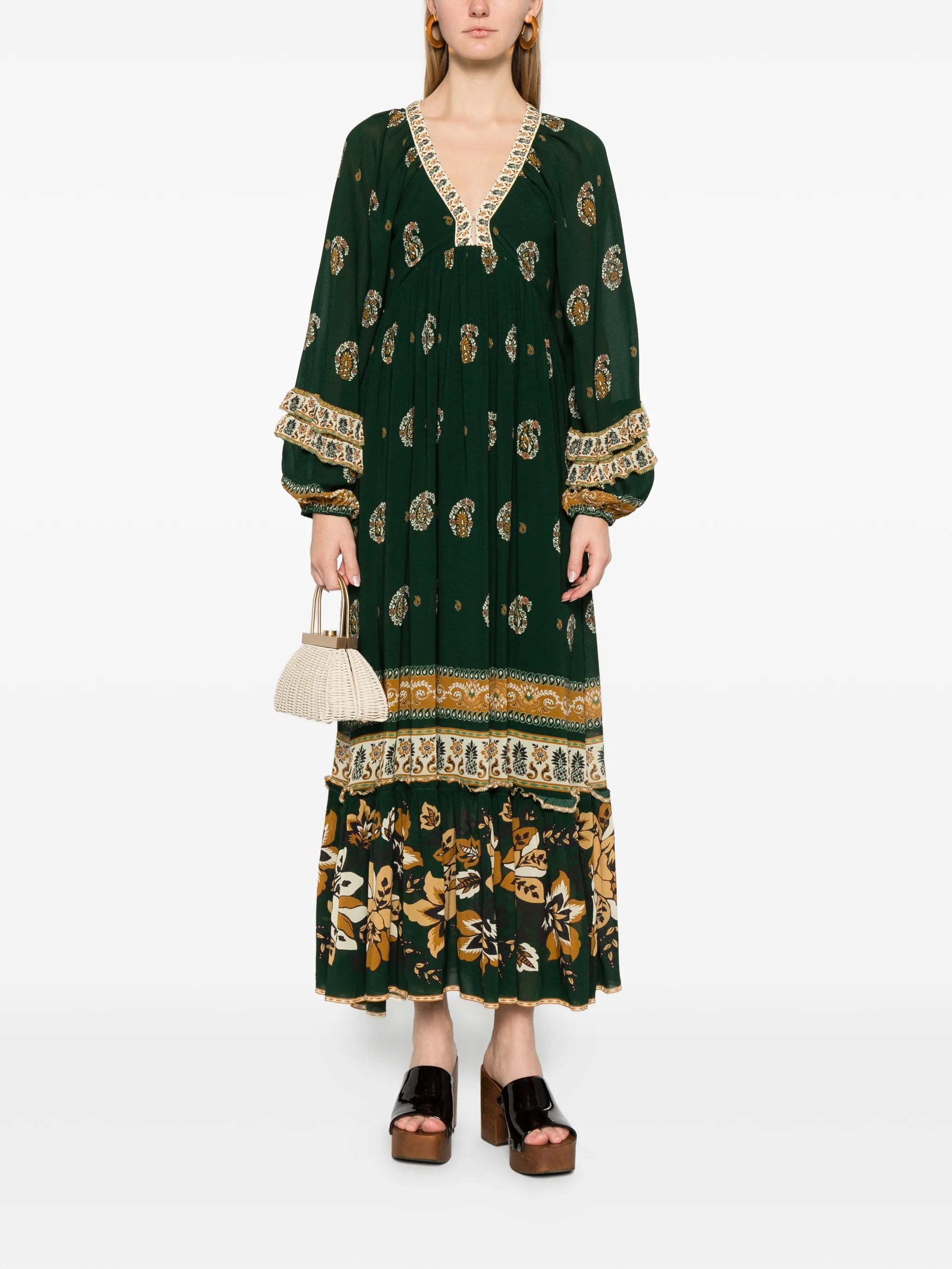 Ayla floral-print maxi dress