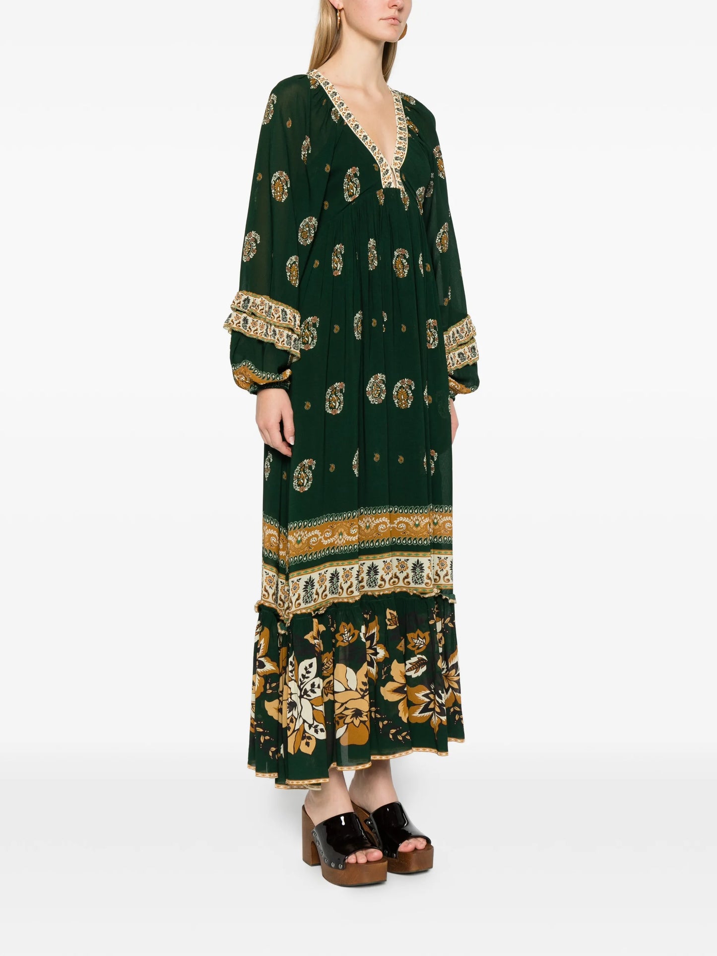 Ayla floral-print maxi dress