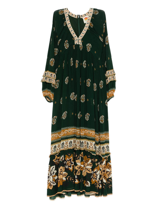 Ayla floral-print maxi dress