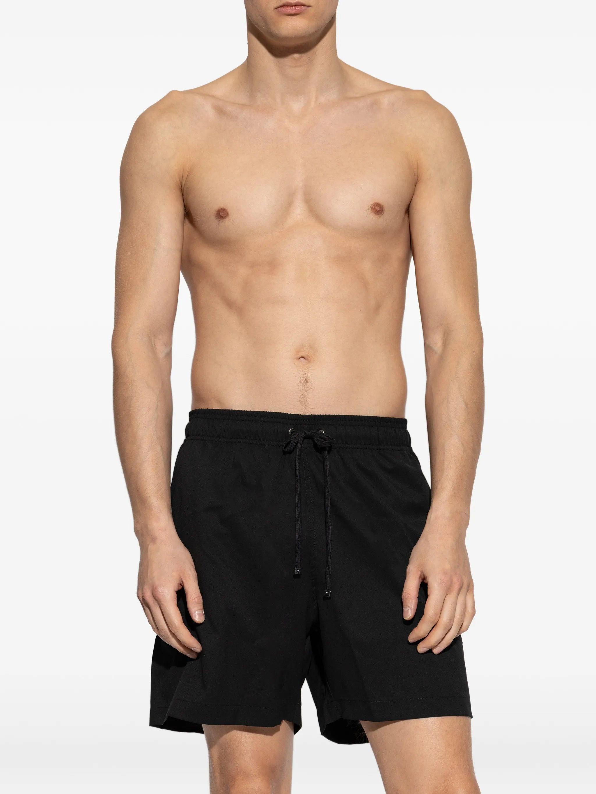 logo swim shorts