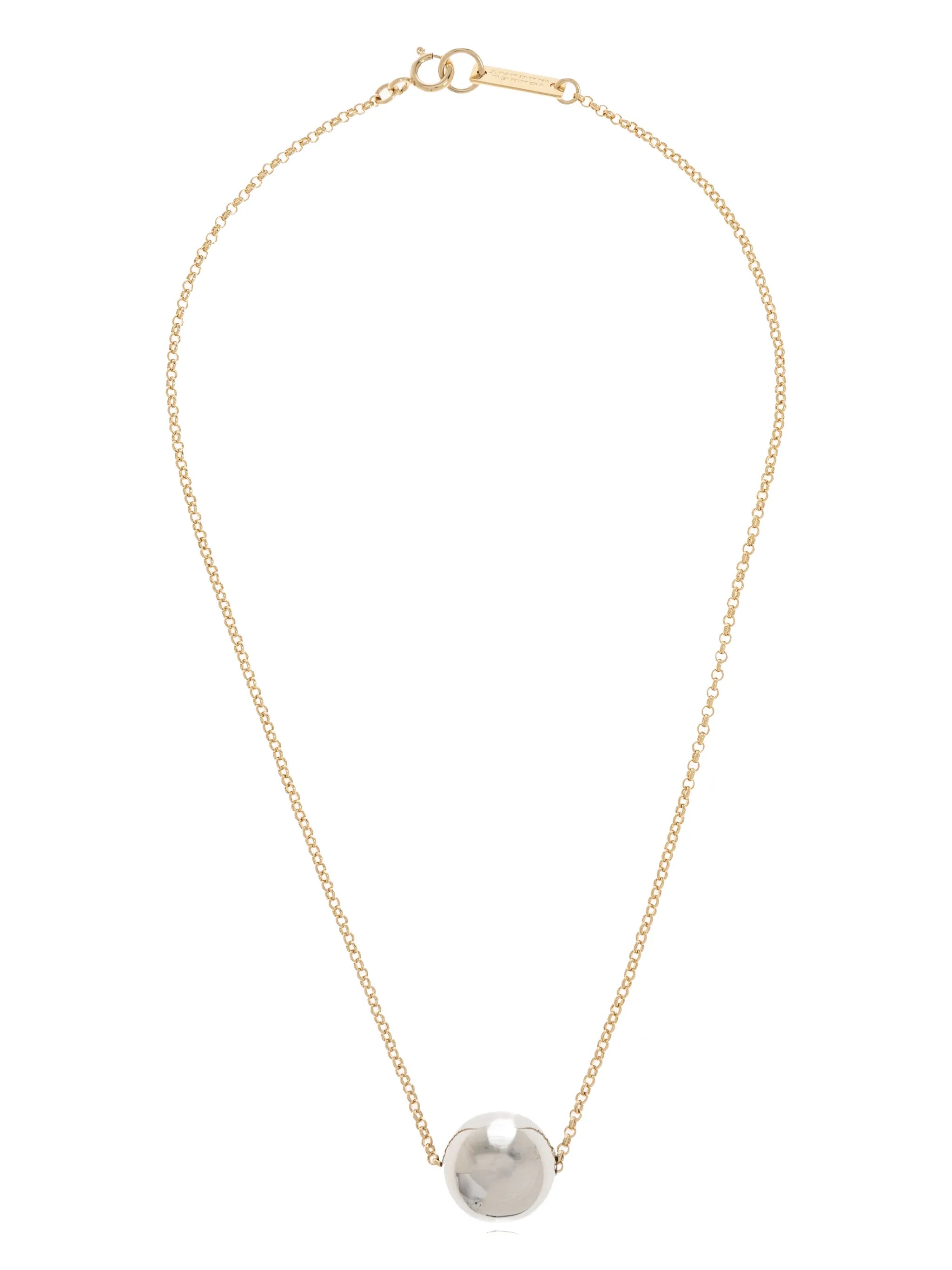 sphere chain necklace