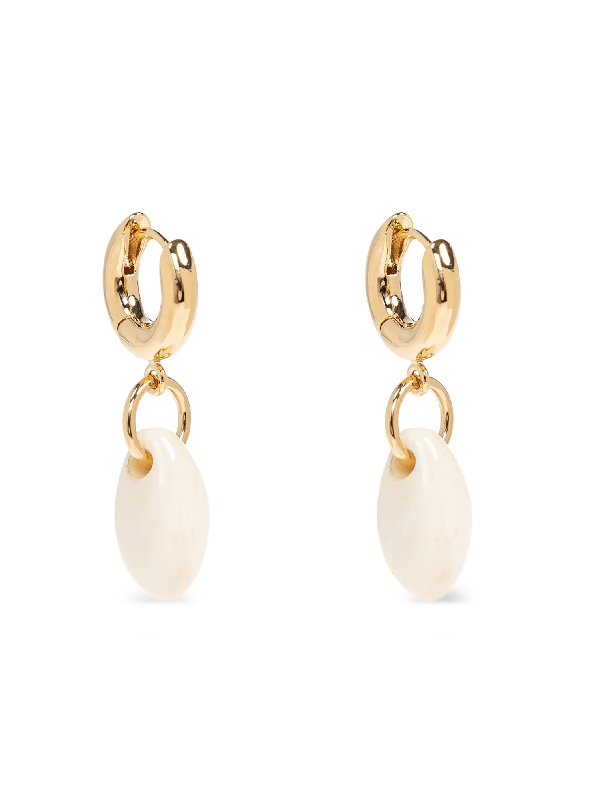 drop-pendant earrings
