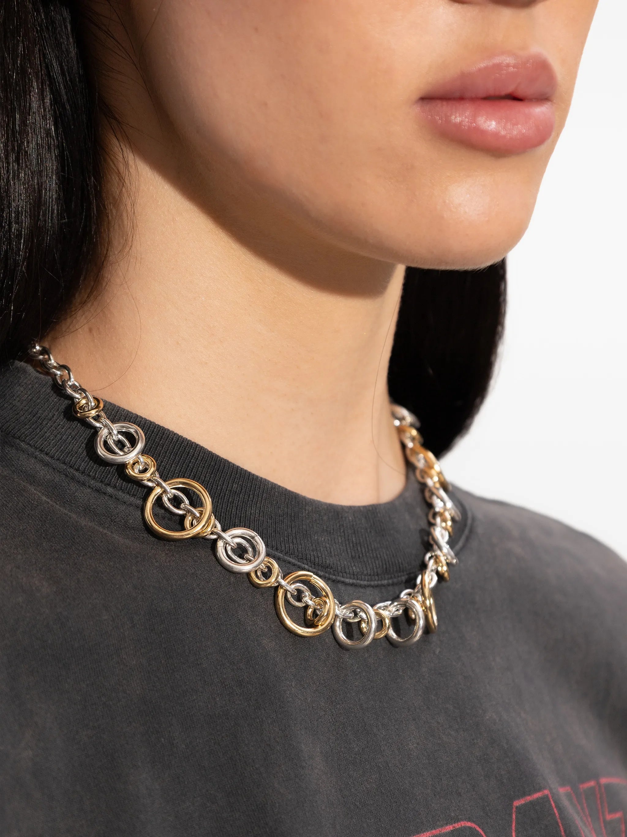 ring chain necklace