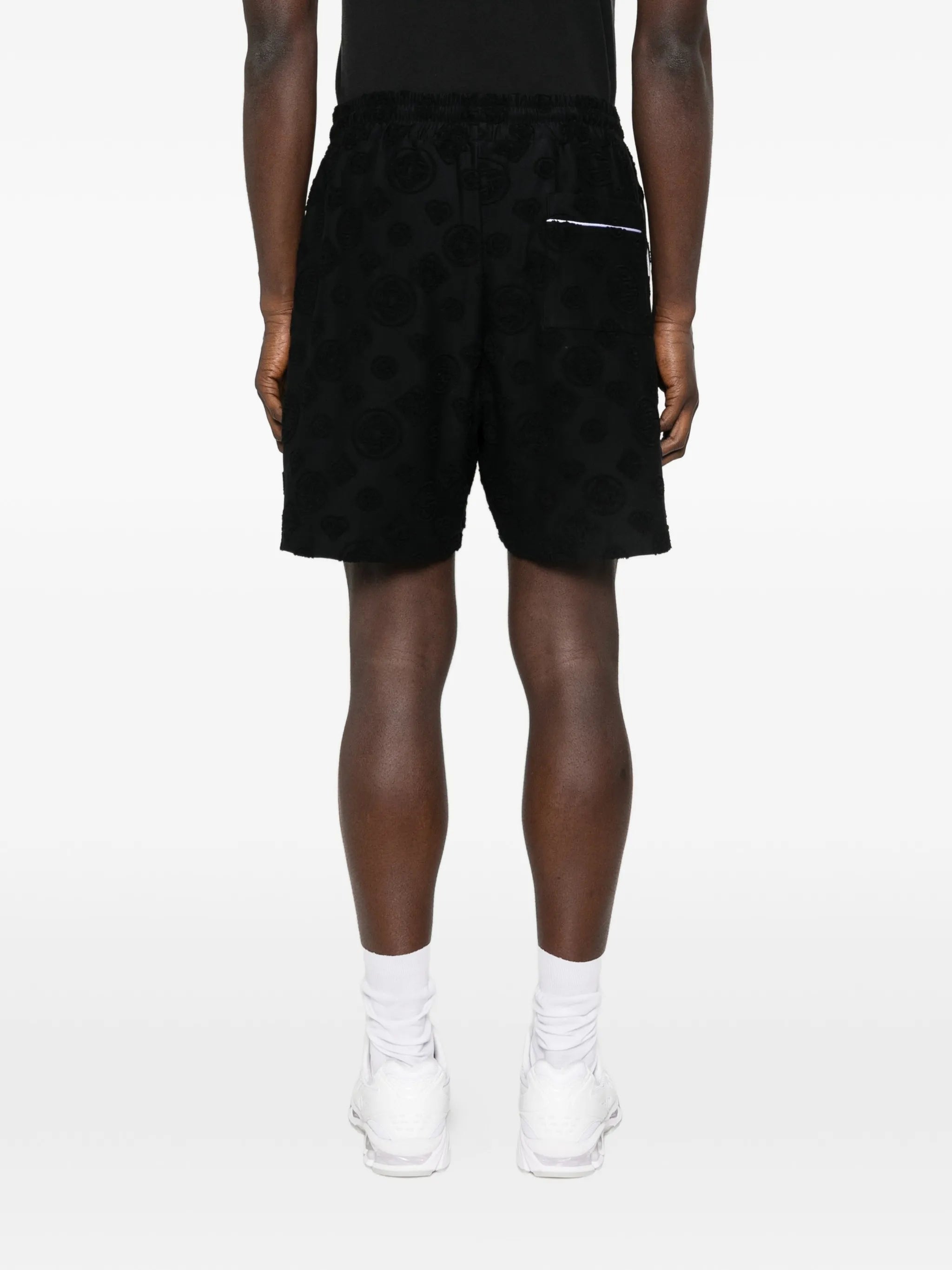 graphic drawstring shorts