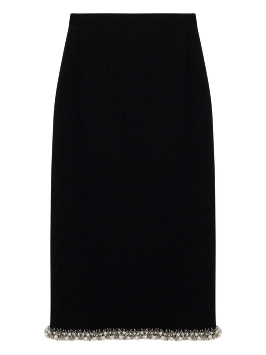Idina embellished midi skirt