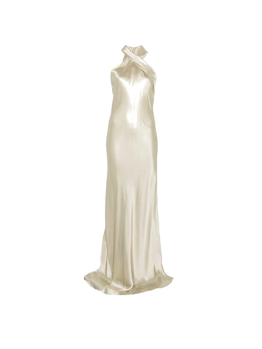 Pandora halterneck maxi dress