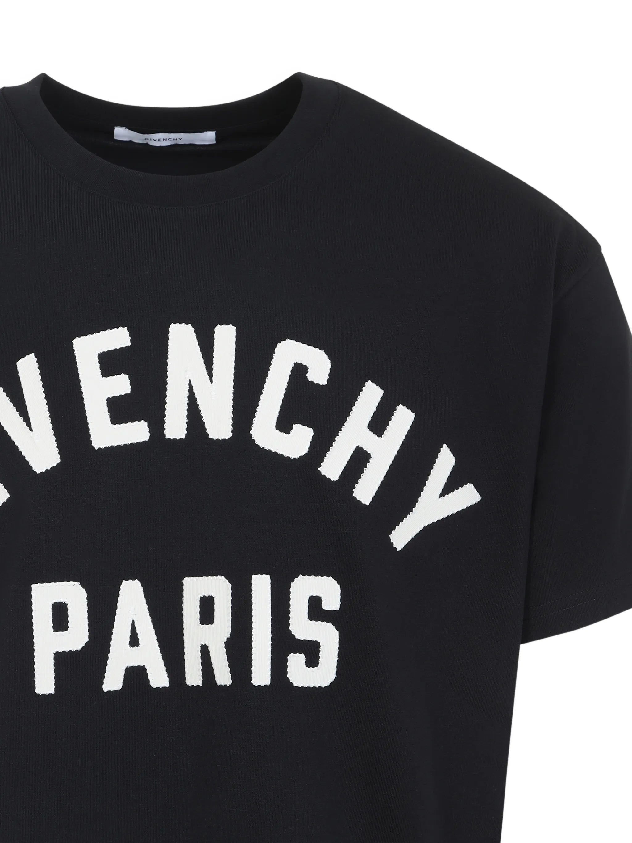 logo-embroidered T-shirt