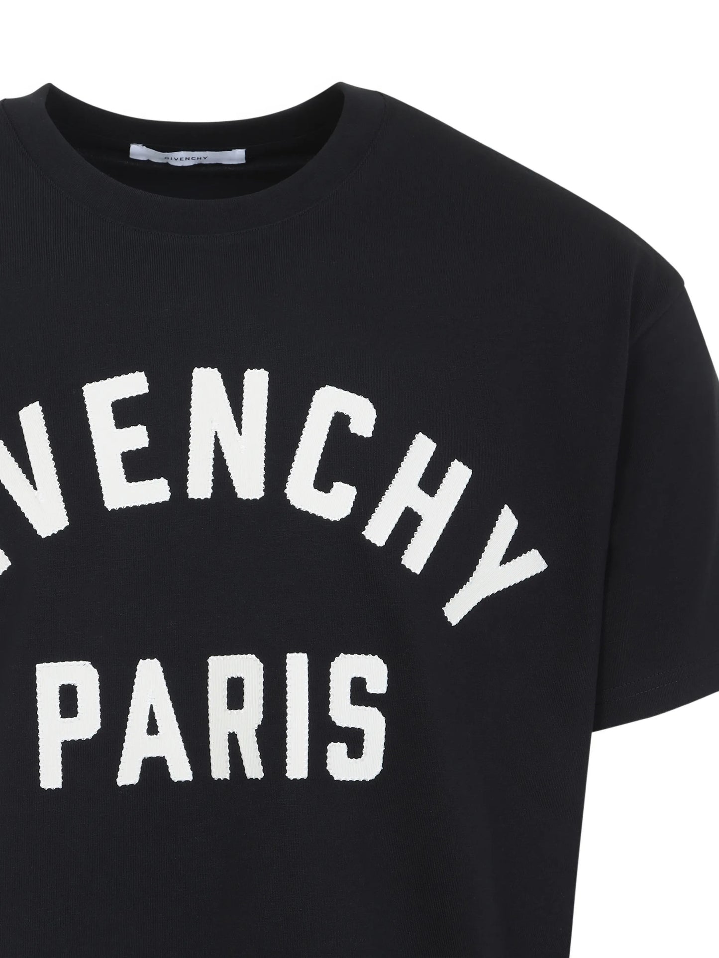 logo-embroidered T-shirt