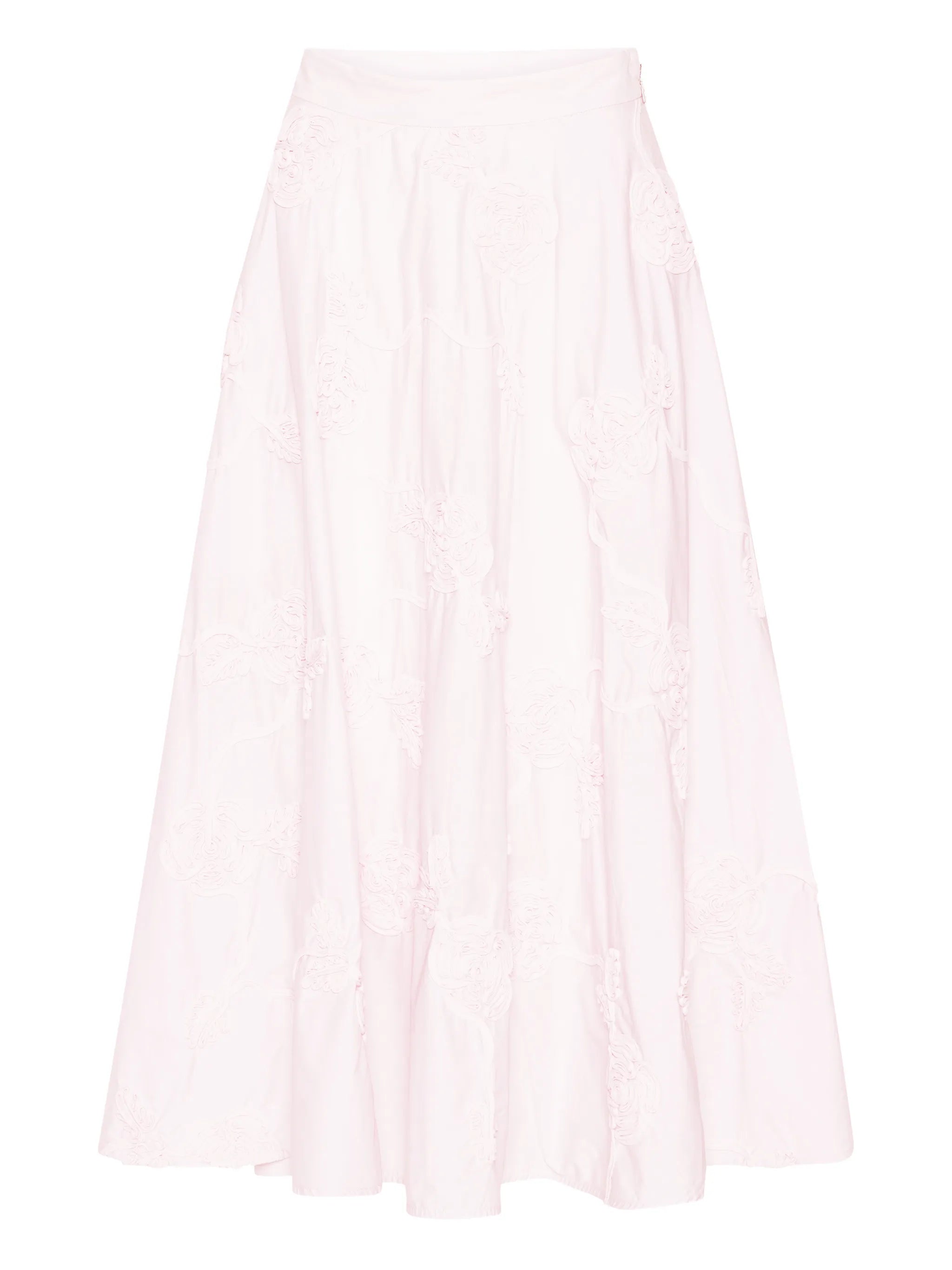 flower midi skirt