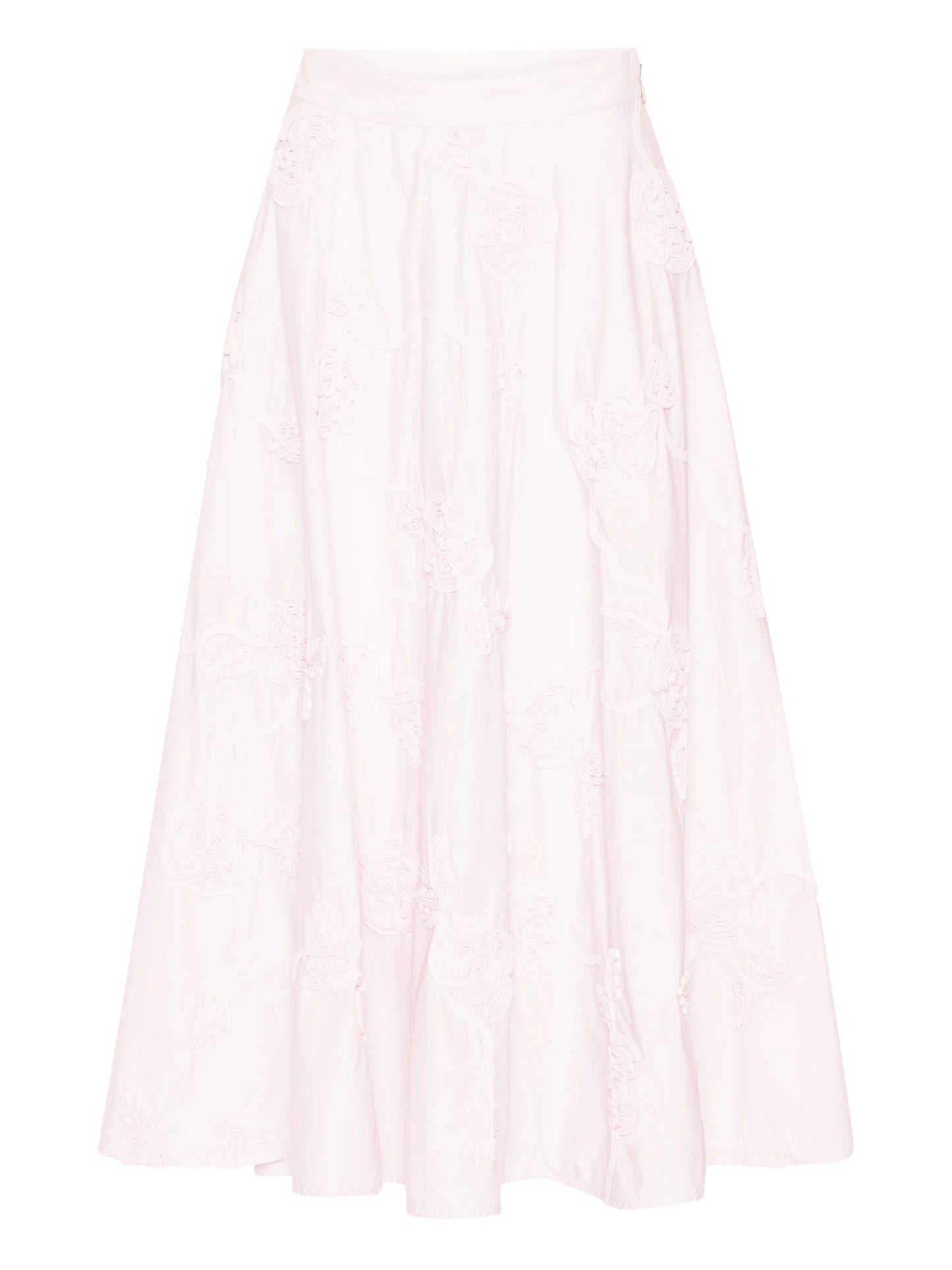 flower midi skirt