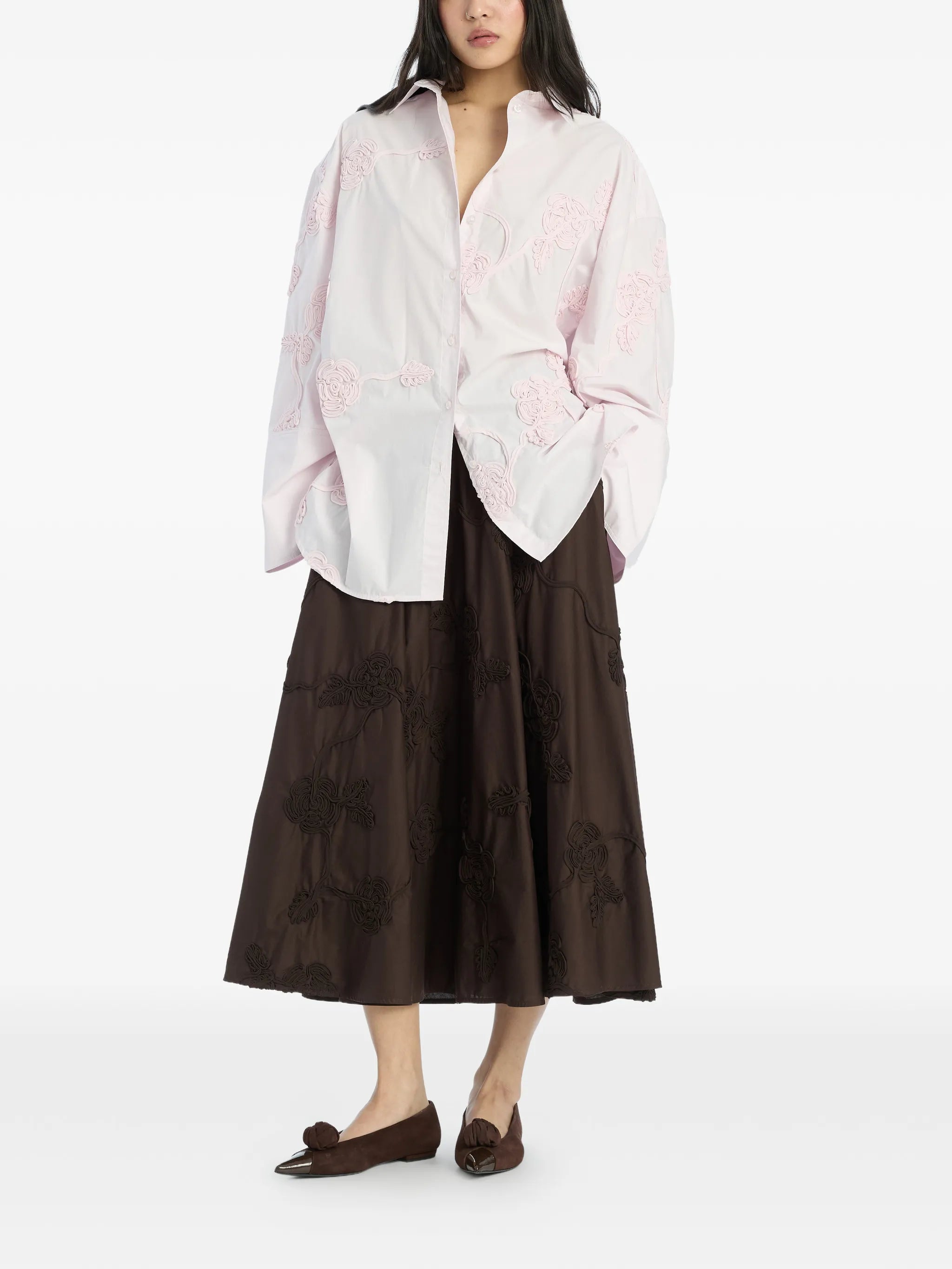 flower oversized shirt