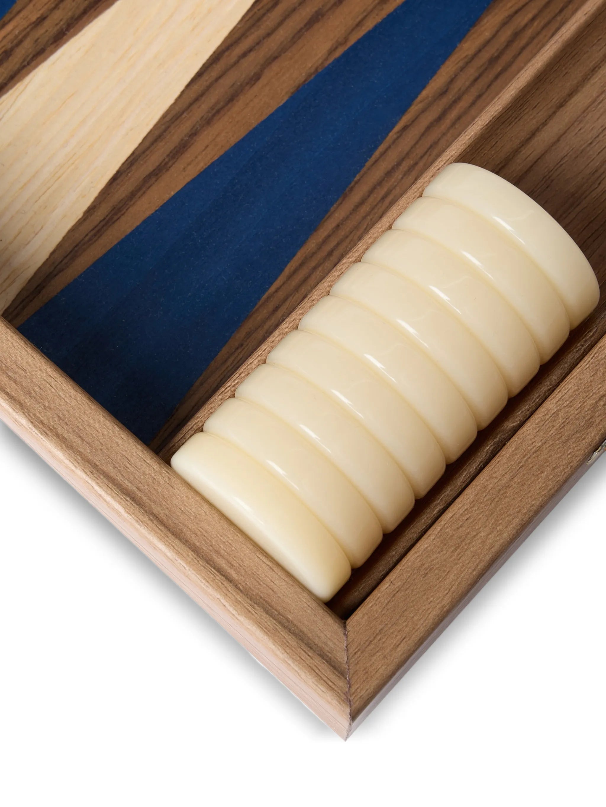 Milos wood backgammon set