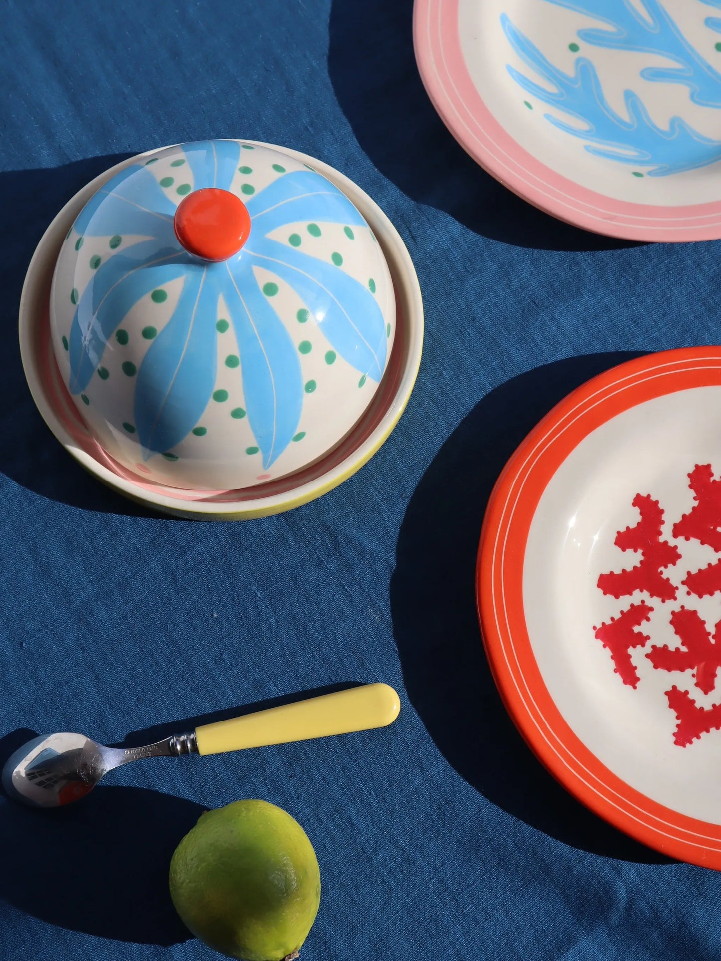 Starfish butter dish