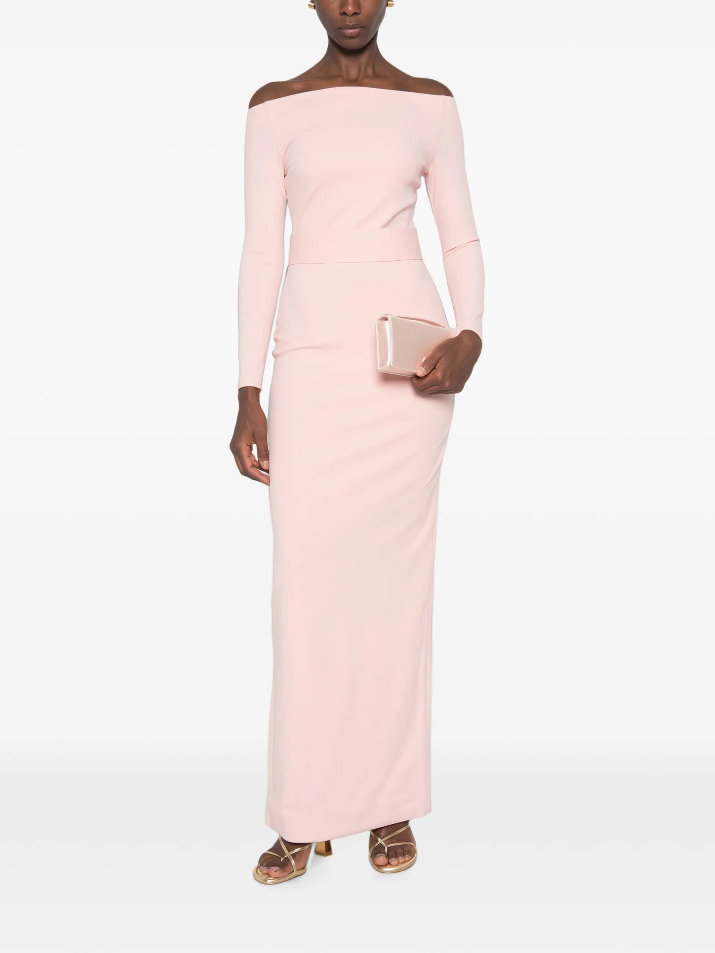Sabina off-the-shoulder maxi dress