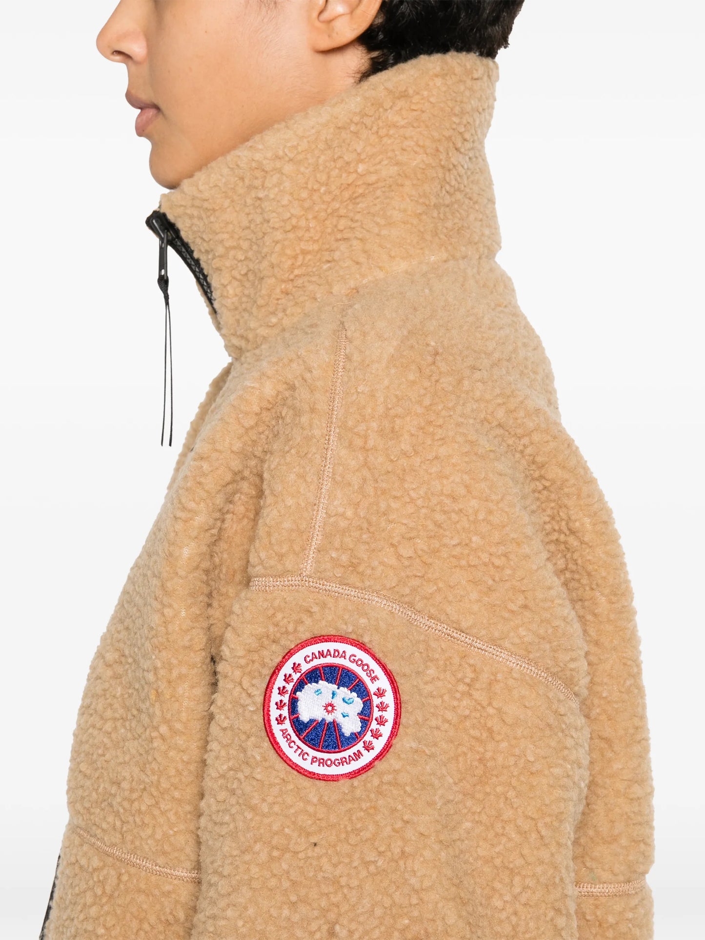 Simcoe fleece zip-fastening jacket