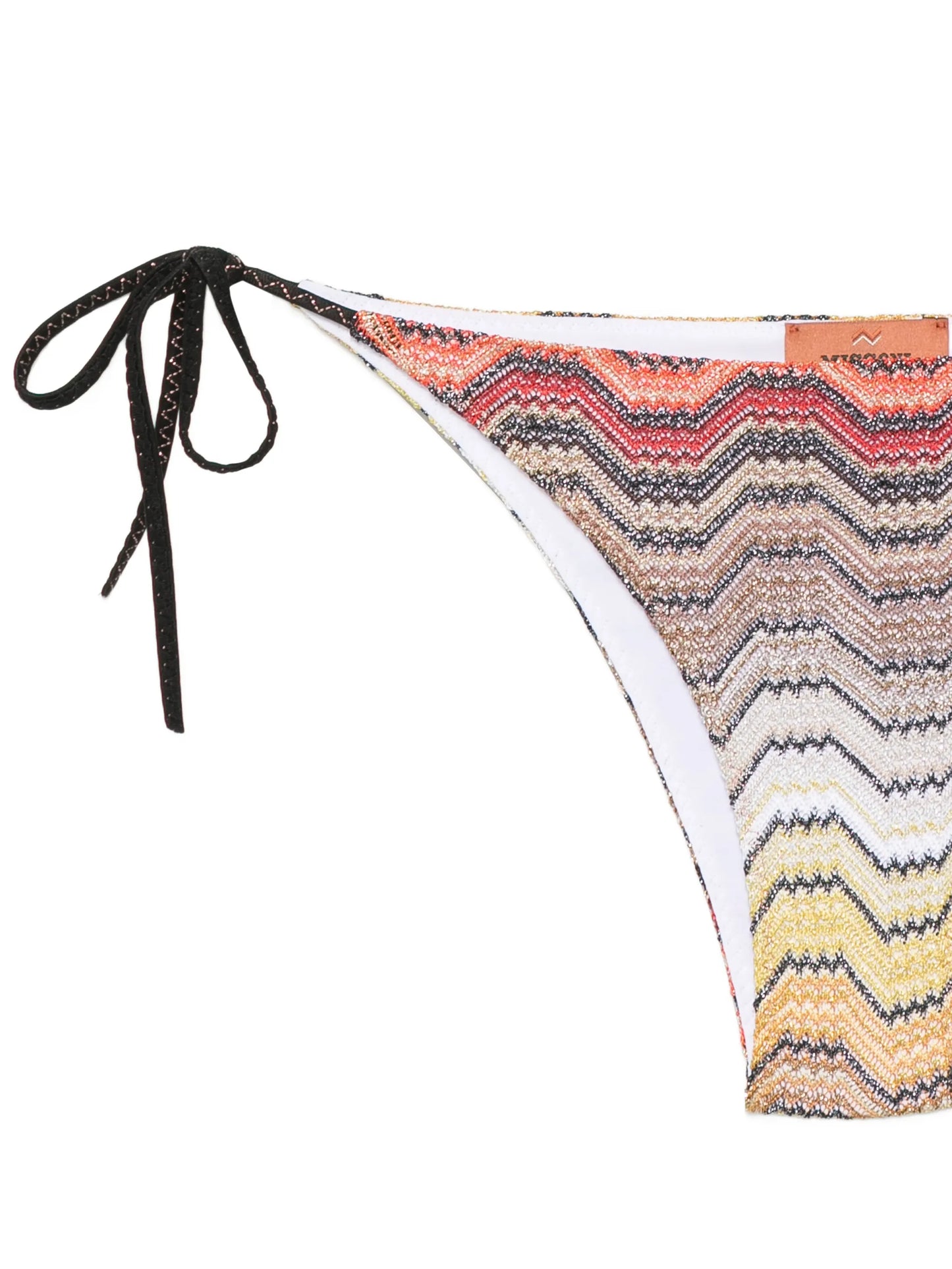 chevron-knit bikini