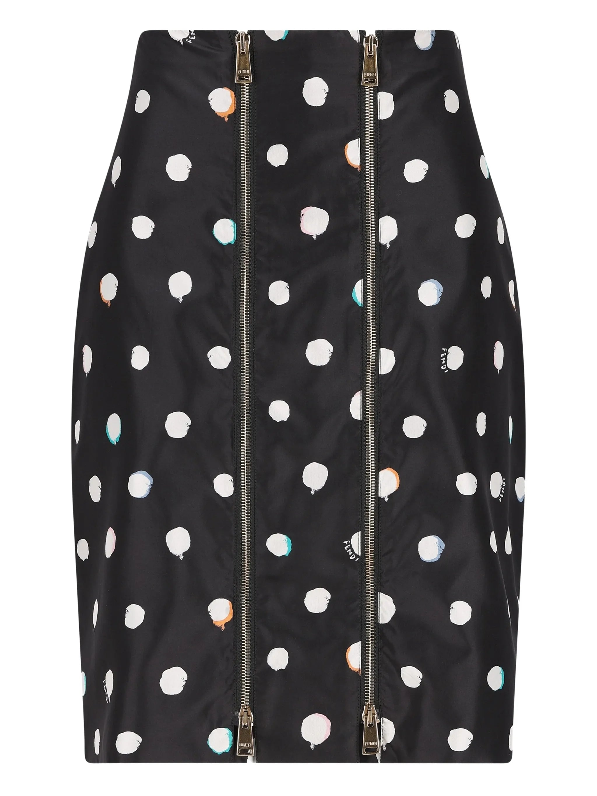 mini falena dots printed skirt