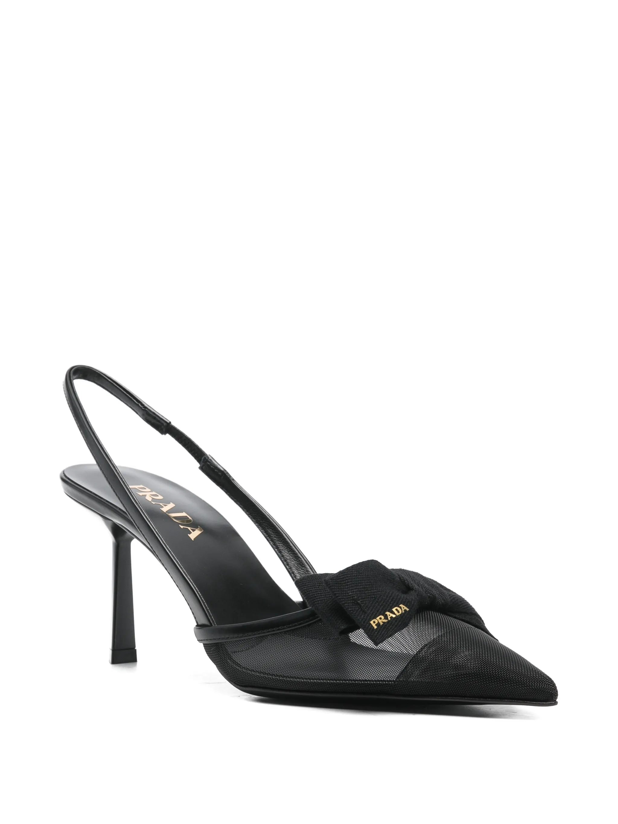 bow pointed-toe pumps