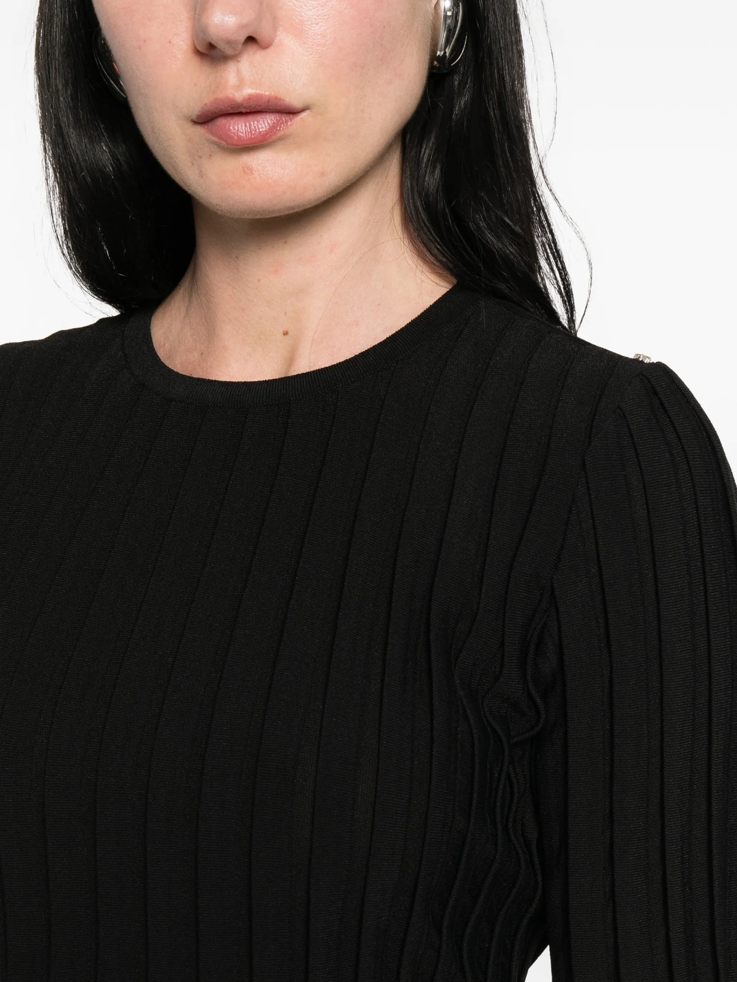 SPSCamera ribbed cropped T-shirt