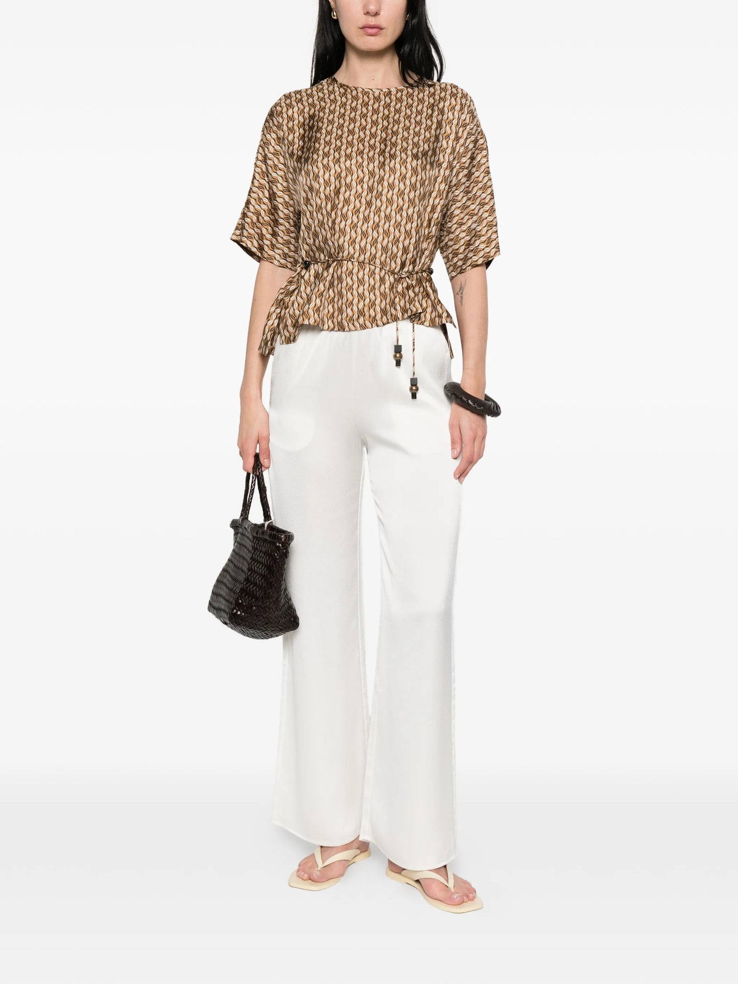 printed blouse